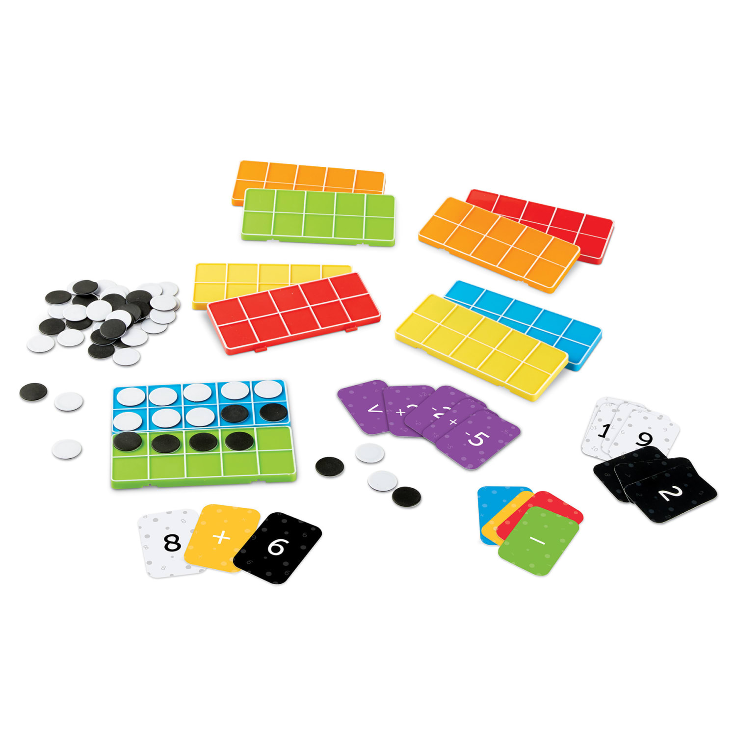 Learning Resources Rainbow Ten Frame Set, Multicolor - Image 5