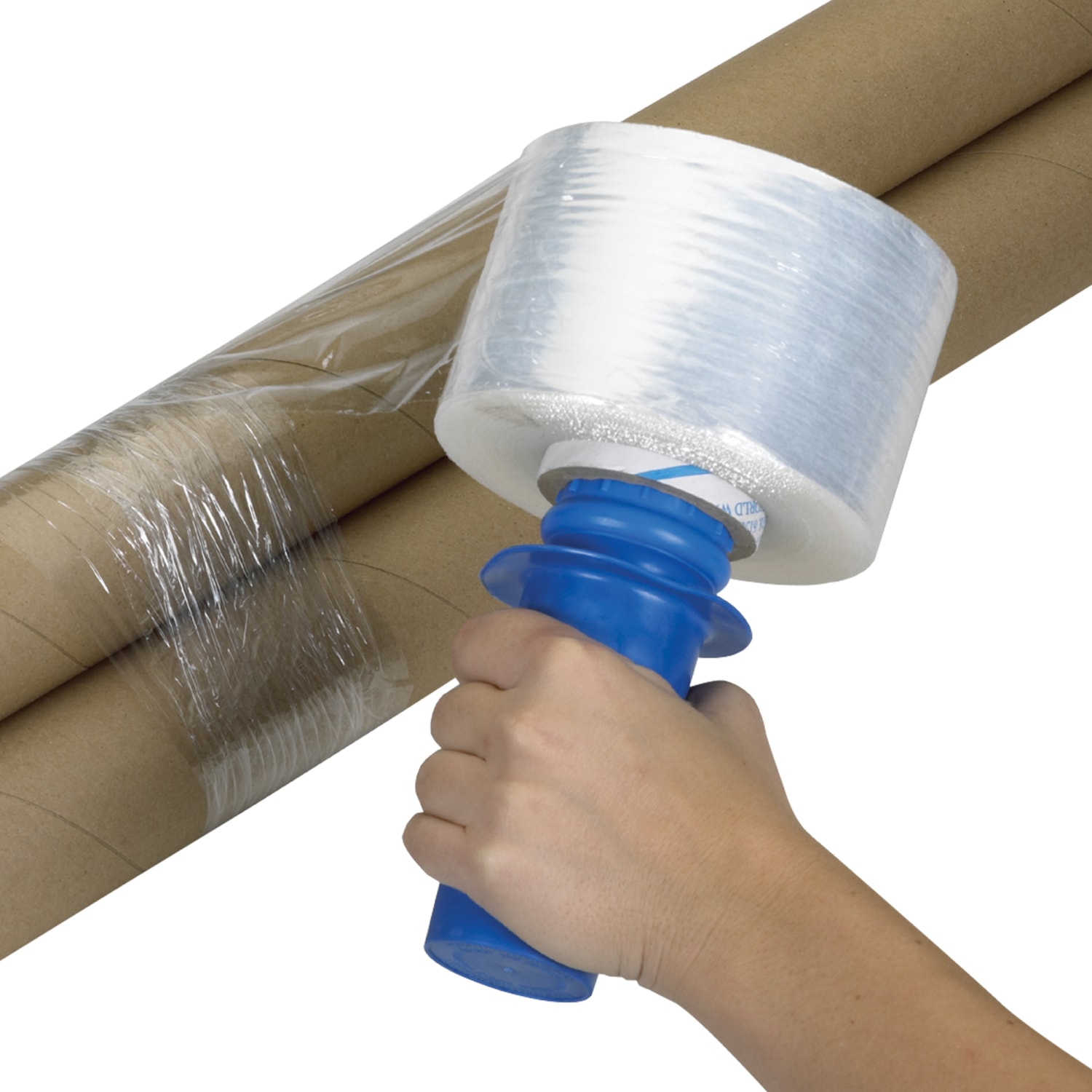 GoodWrappers Bundling Stretch Film, 120 Gauge, 5in x 650ft, Clear, Pack Of 12 - Image 4