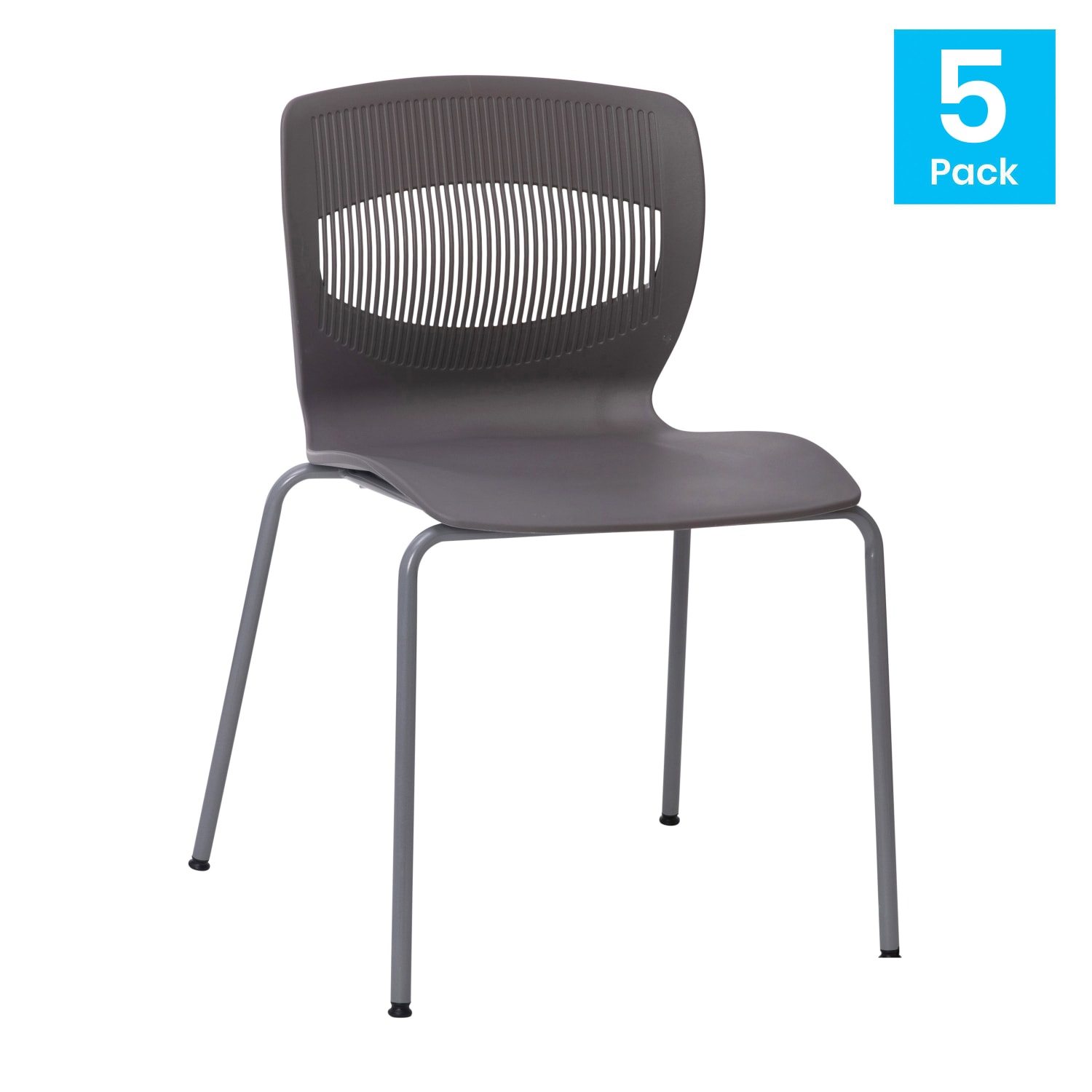 Flash Furniture HERCULES Series Commercial Grade 770lb Capacity Ergonomic Stack Chairs With Lumbar Support GraySilver Set Of 5 Chairs PopularChairscom Flash Furniture HERCULES Series Commercial Grade 770 lb Capacity Ergonomic Stack Chairs With Lumbar Support GraySilver Set Of 5 Chairs PopularChairscom