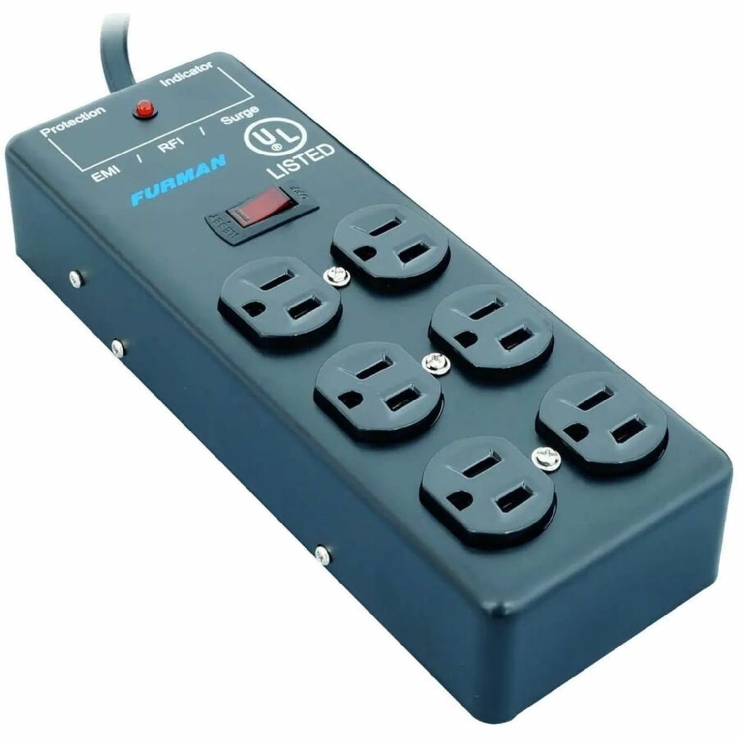 Furman Pro Plugs SS-6B 6-Outlet Power Conditioner Block with Surge Protection & EMI/RFI Filtration - Receptacles: 6 - Image 3