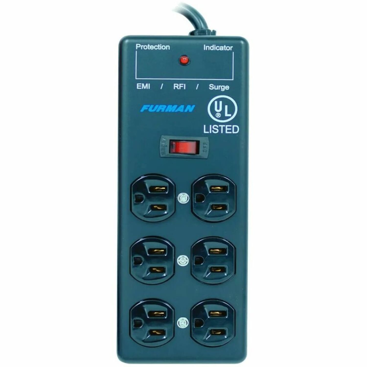 Furman Pro Plugs SS-6B 6-Outlet Power Conditioner Block with Surge Protection & EMI/RFI Filtration - Receptacles: 6 - Image 4