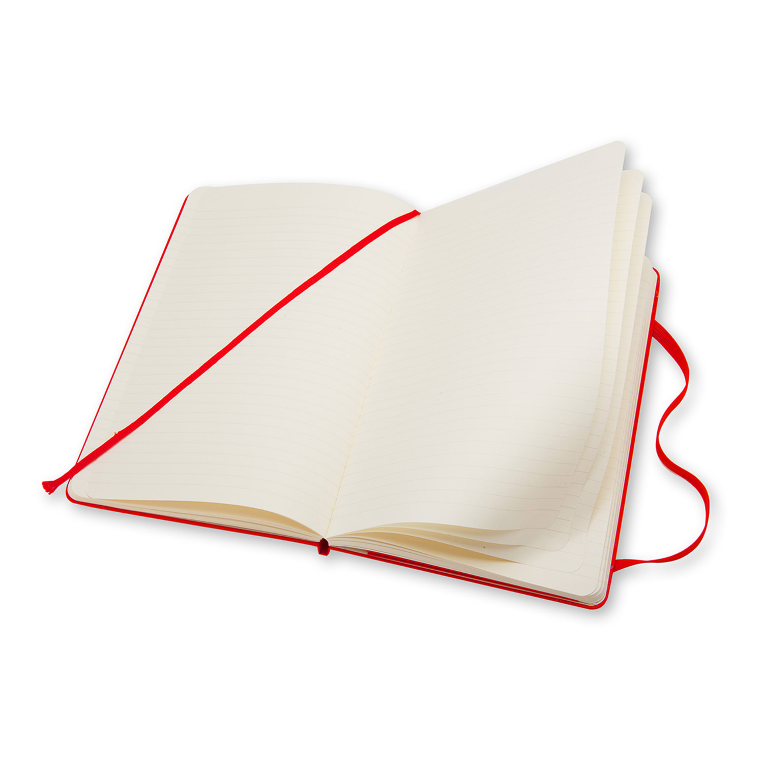 Moleskine Classic Hard Cover Notebook, 3-1/2in x 5-1/2in, Ruled, 192 Pages, Red - Image 5