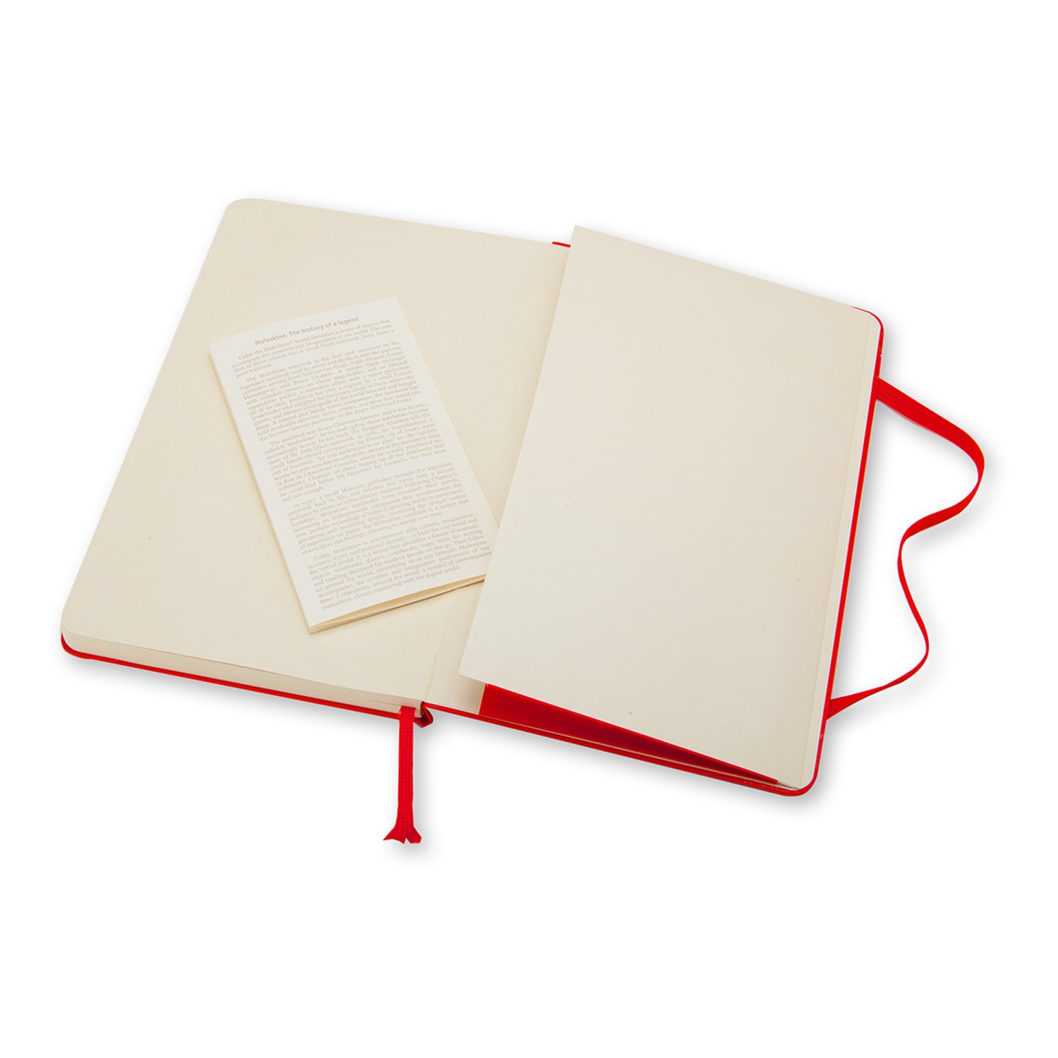 Moleskine Classic Hard Cover Notebook, 3-1/2in x 5-1/2in, Ruled, 192 Pages, Red - Image 6