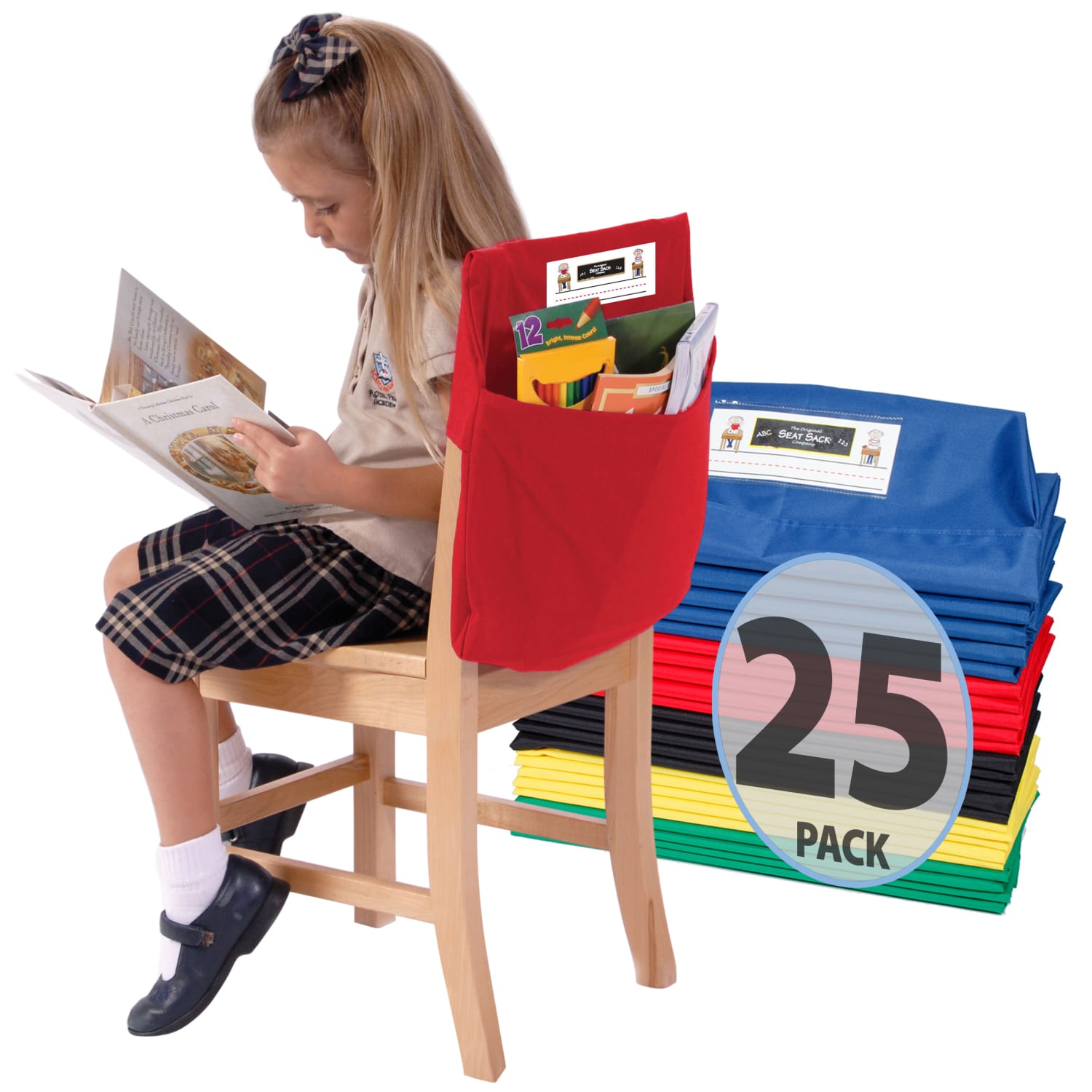 Victor Seat Sack Chair Cover Classroom Pack 19in x 12in Assorted Colors Pack Of 25 Covers PopularChairscom Victor Seat Sack Chair Cover Classroom Pack 19in x 12in Assorted Colors Pack Of 25 Covers PopularChairscom