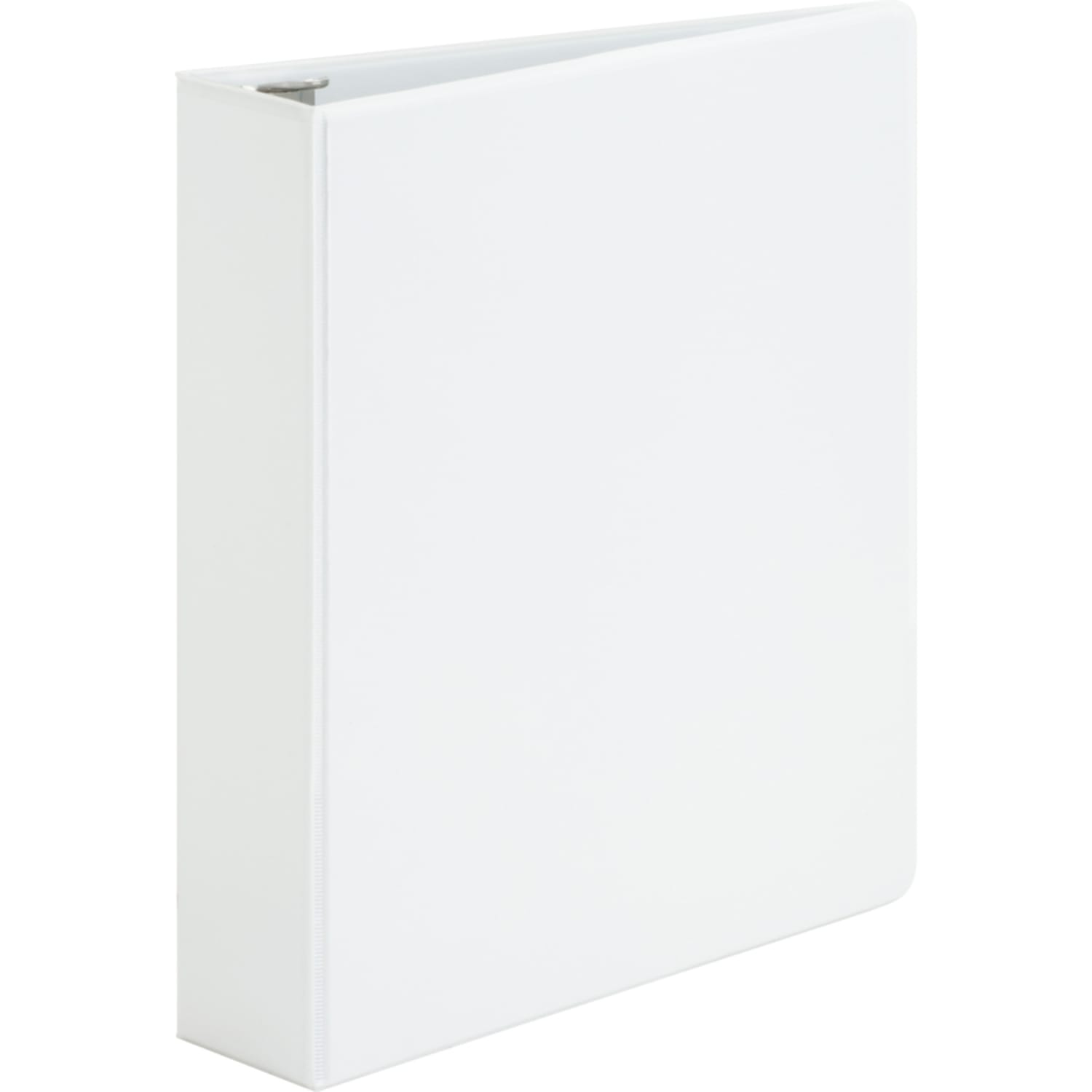 Sparco Premium View 3-Ring Binder, 2in Round Rings, 96% Recycled, White - Image 4