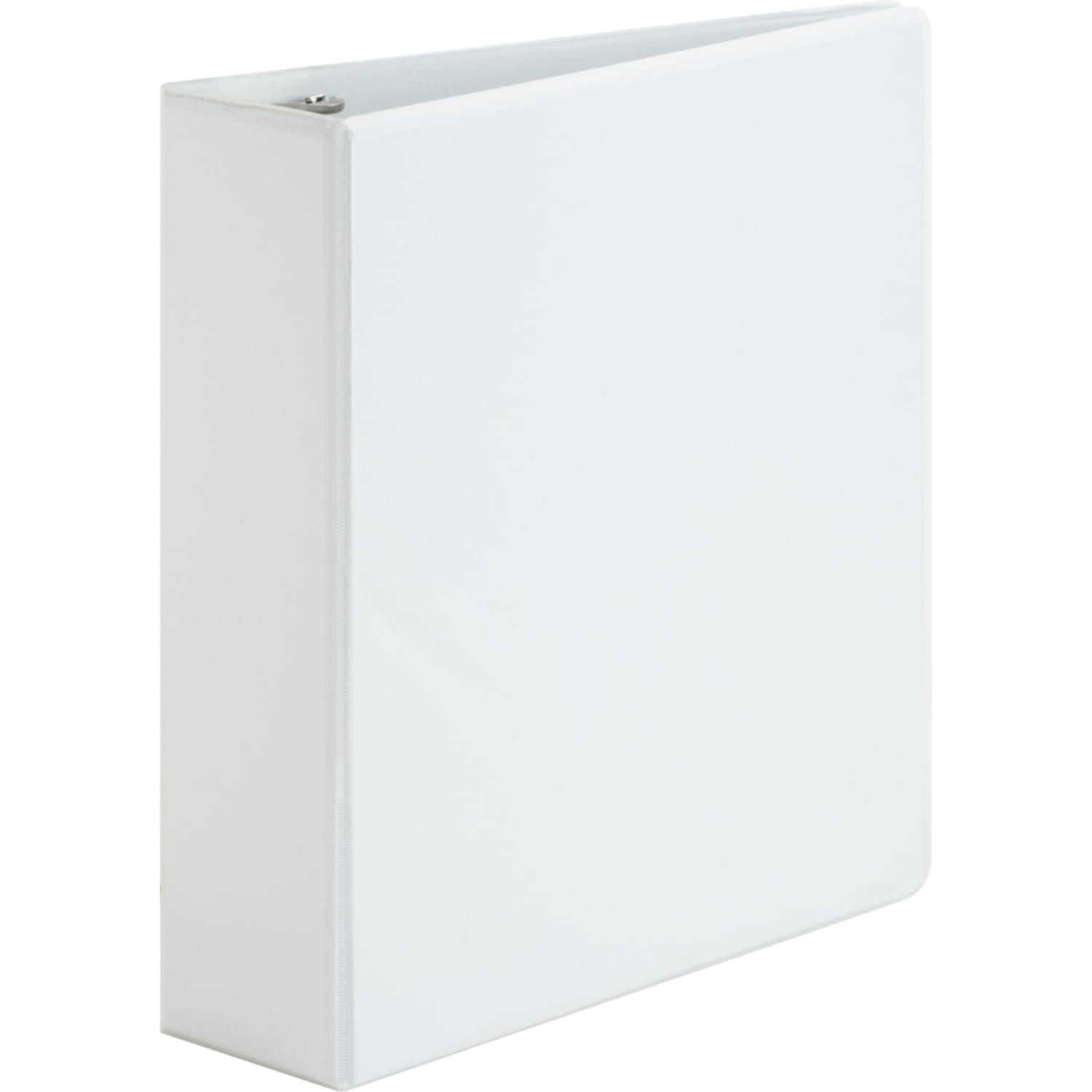 Sparco Premium View 3-Ring Binder, 3in Round Rings, 96% Recycled, White - Image 4