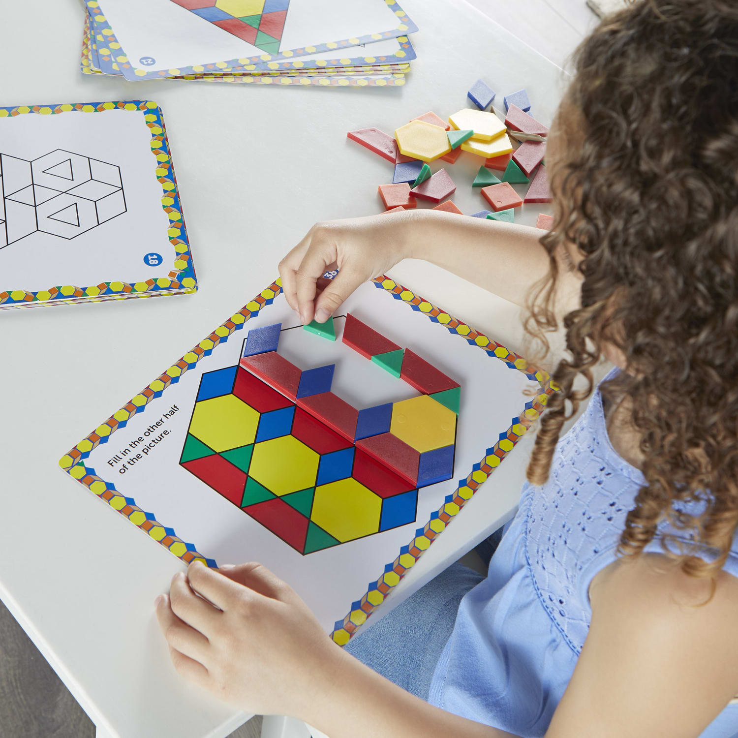 Learning Resources Pattern Block Design And Discover Set - Image 6