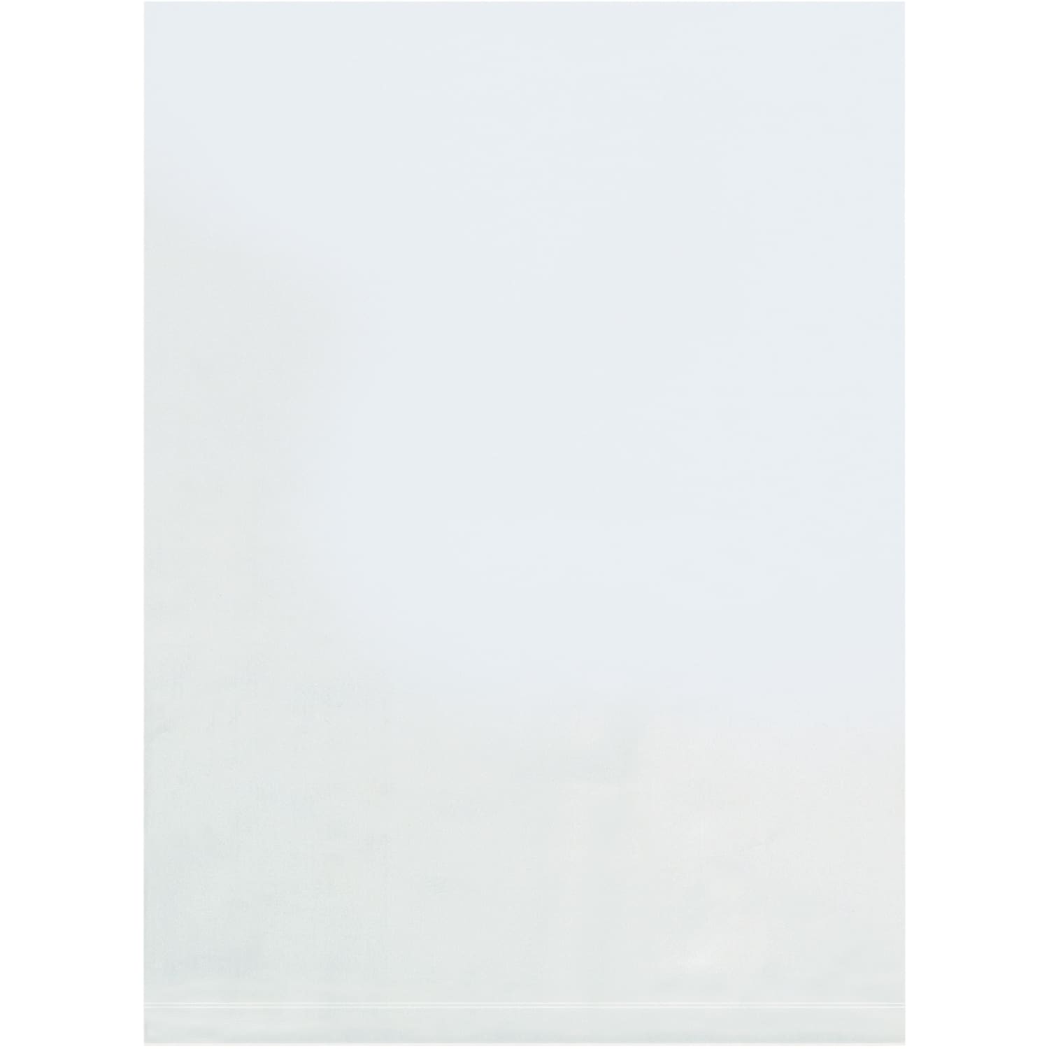 Partners Brand 3 Mil Flat Poly Bags, 5in x 8in, Clear, Case Of 1000