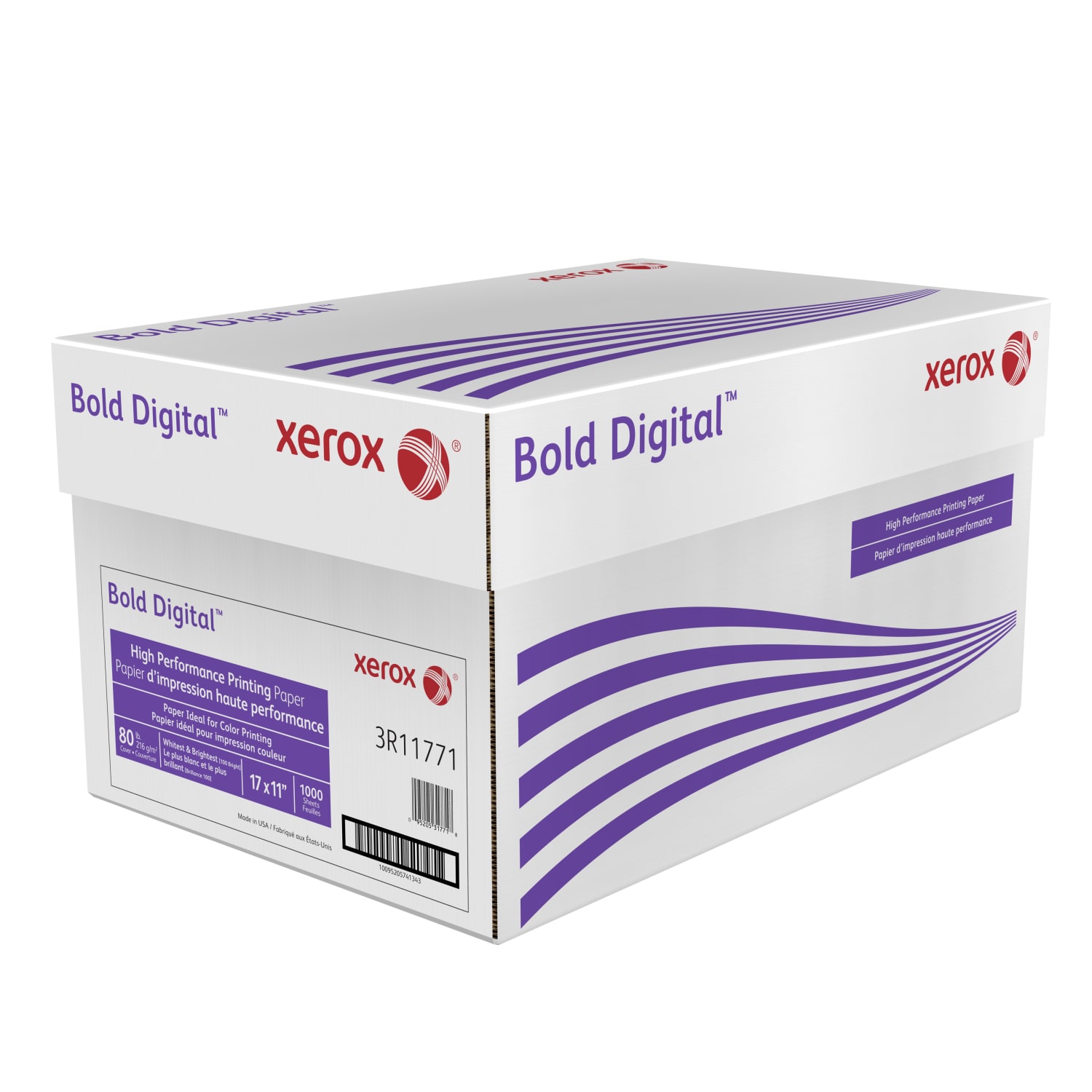 Xerox Bold Digital Printing Paper, 4 Reams, Ledger Size (17in x 11in), 100 (U.S.) Brightness, 80 Lb Cover (216 gsm), FSC Certified, 250 Sheets Per Ream - Image 4