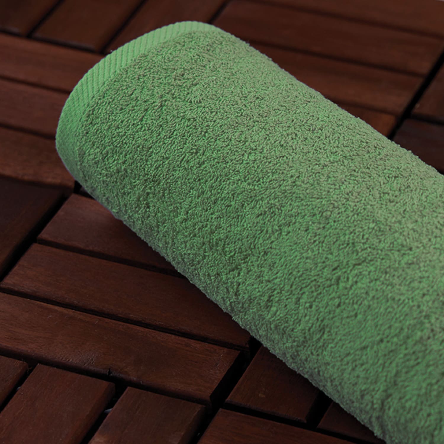 Splash Solid Pool Towels, 35in x 70in, Seafoam Green, Pack Of 18 Towels - Image 3