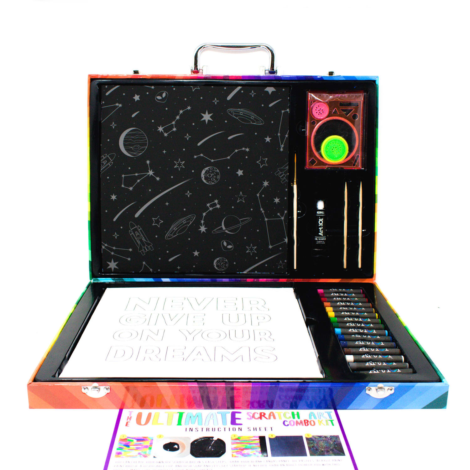 Art 101 Ultimate Scratch 41-Piece Art Combo Kit - Image 4