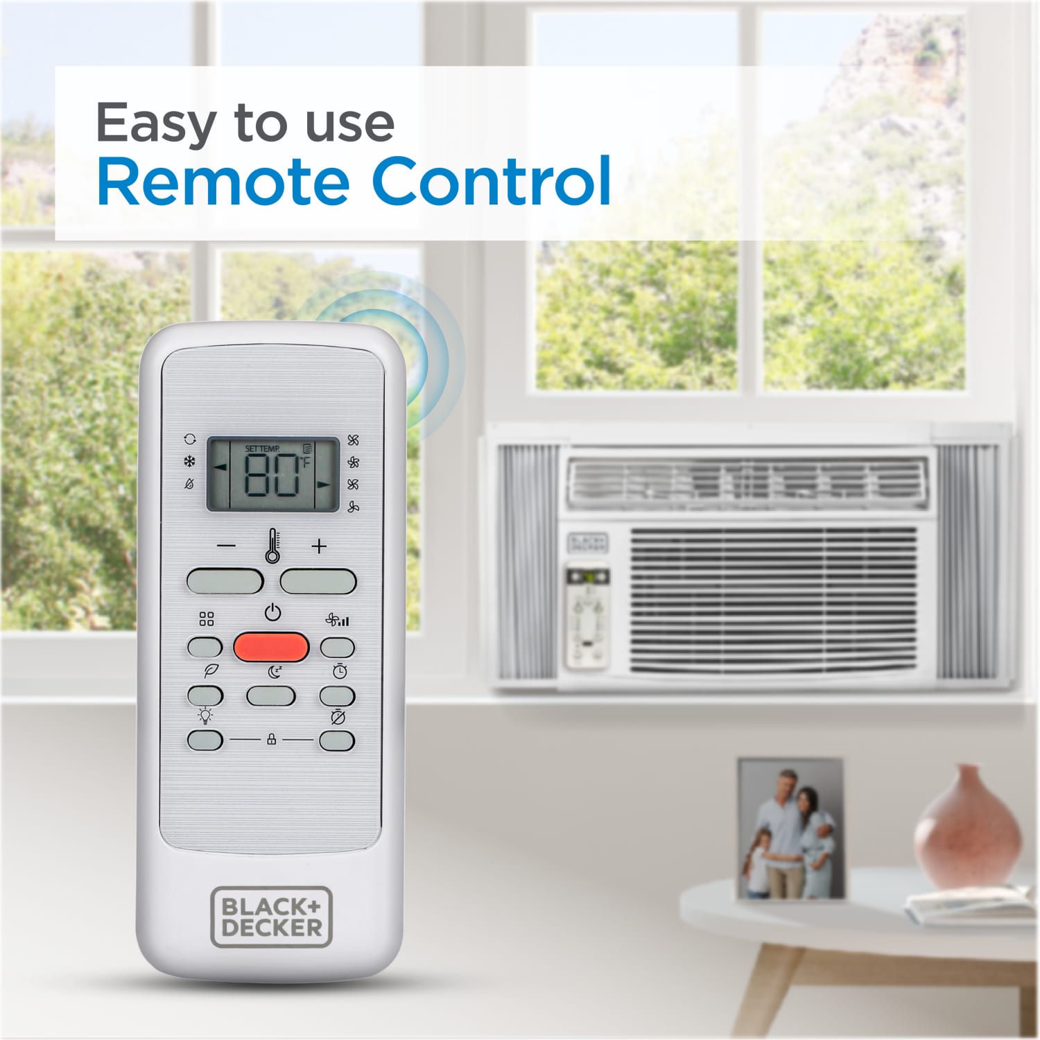 BLACK+DECKER BD145WT6 14,300 BTU Window Air Conditioner, 700 Sq. Ft, White - Image 3