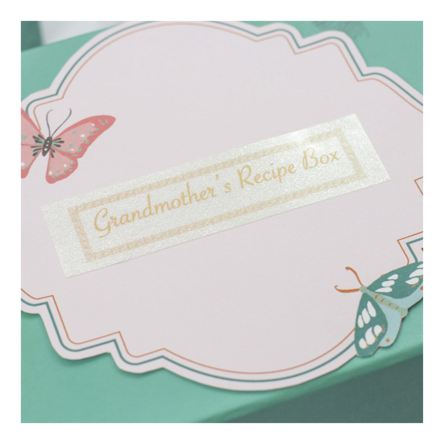 Brother TZe Premium Glitter Laminated Tape, 15/16in x 26-3/16ft, Gold Ink/White Tape - Image 5