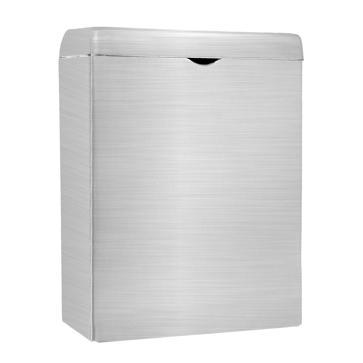 Alpine Sanitary Napkin Receptacles, 10in x 7-9/16in x 5in, Silver, Pack Of 2 Receptacles - Image 4