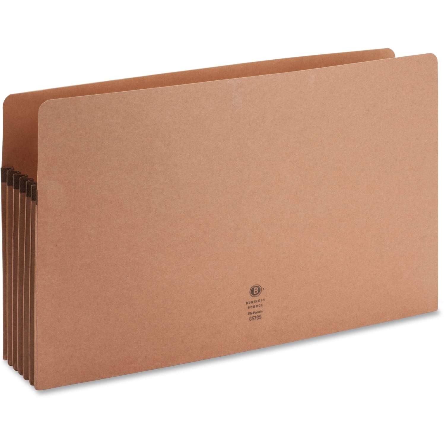Business Source Redrope Legal Expanding File Pockets, 5 1/4in Expansion, Legal Size, 8 1/2in x 14in, Redrope, Box Of 10 File Pockets - Image 4