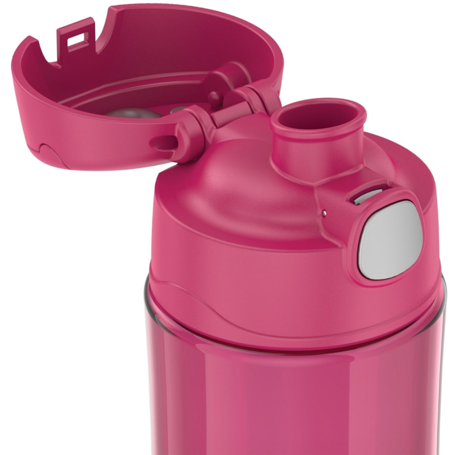 Thermos Kids Plastic Water Bottle with Spout Lid 16Oz - 16 fl oz - Raspberry - Tritan, Stainless Steel - Image 3