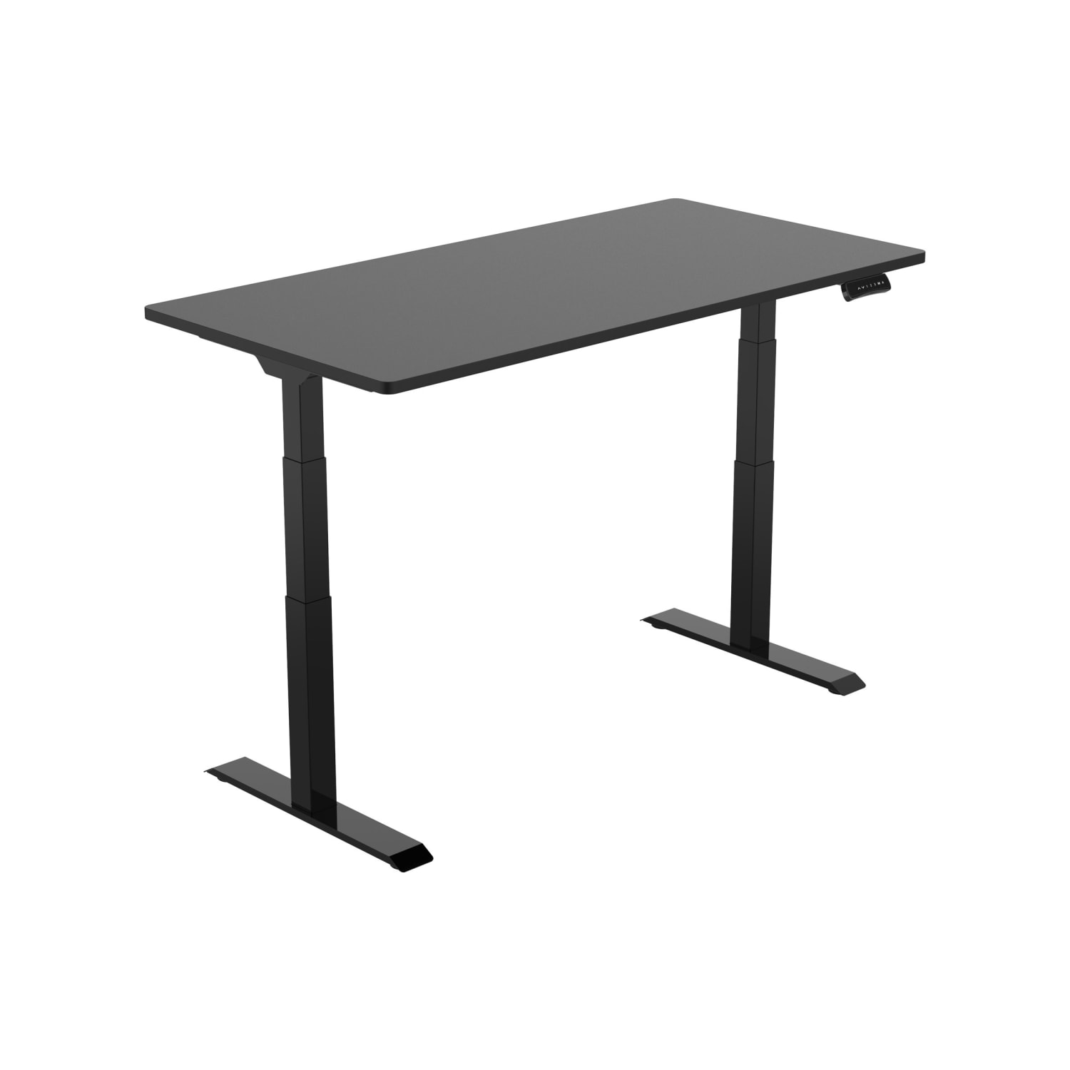 FlexiSpot E7 55inW Height-Adjustable Standing Desk, Black - Image 4