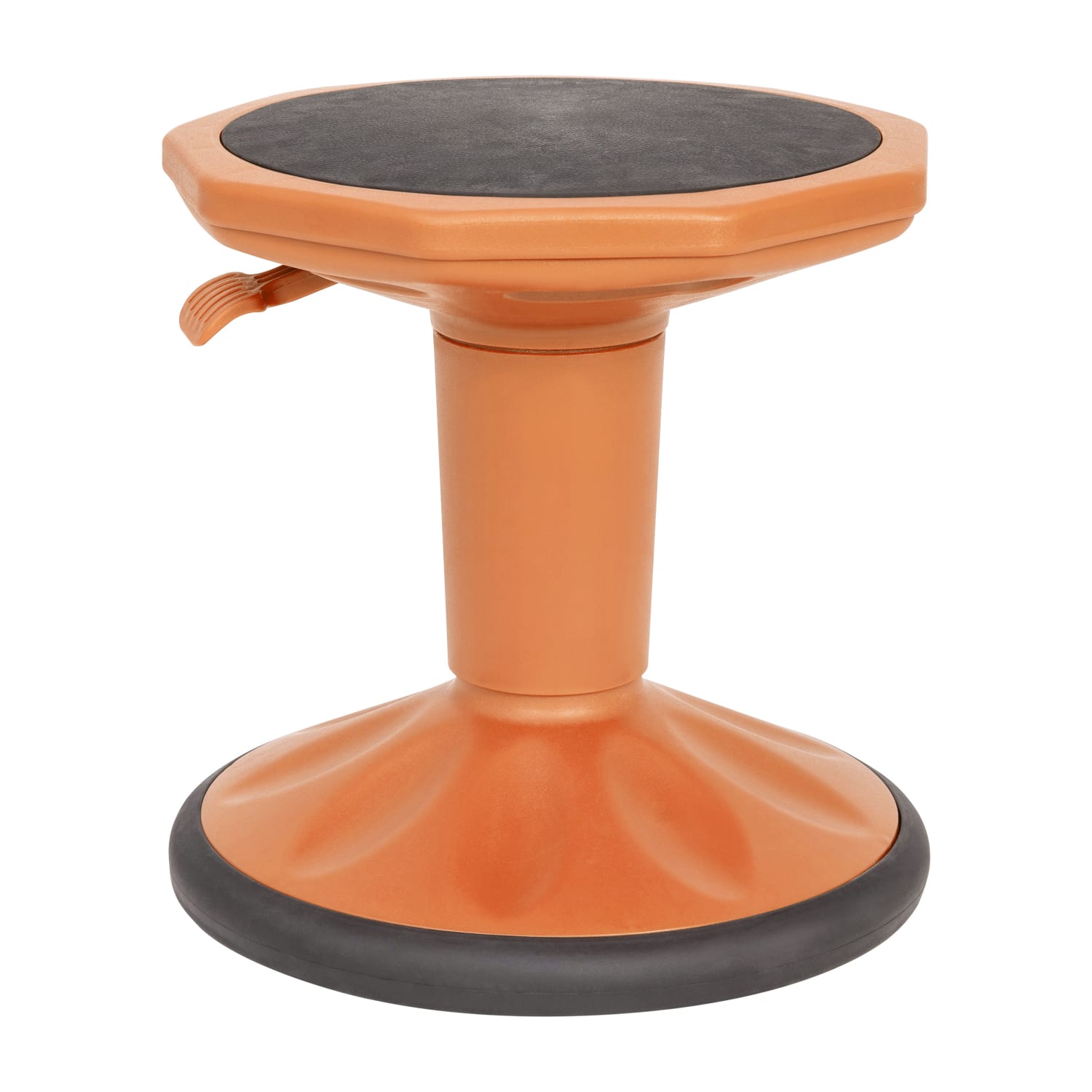 Flash Furniture Carter Adjustable Height Kids Flexible Active Stool, Orange - Image 4