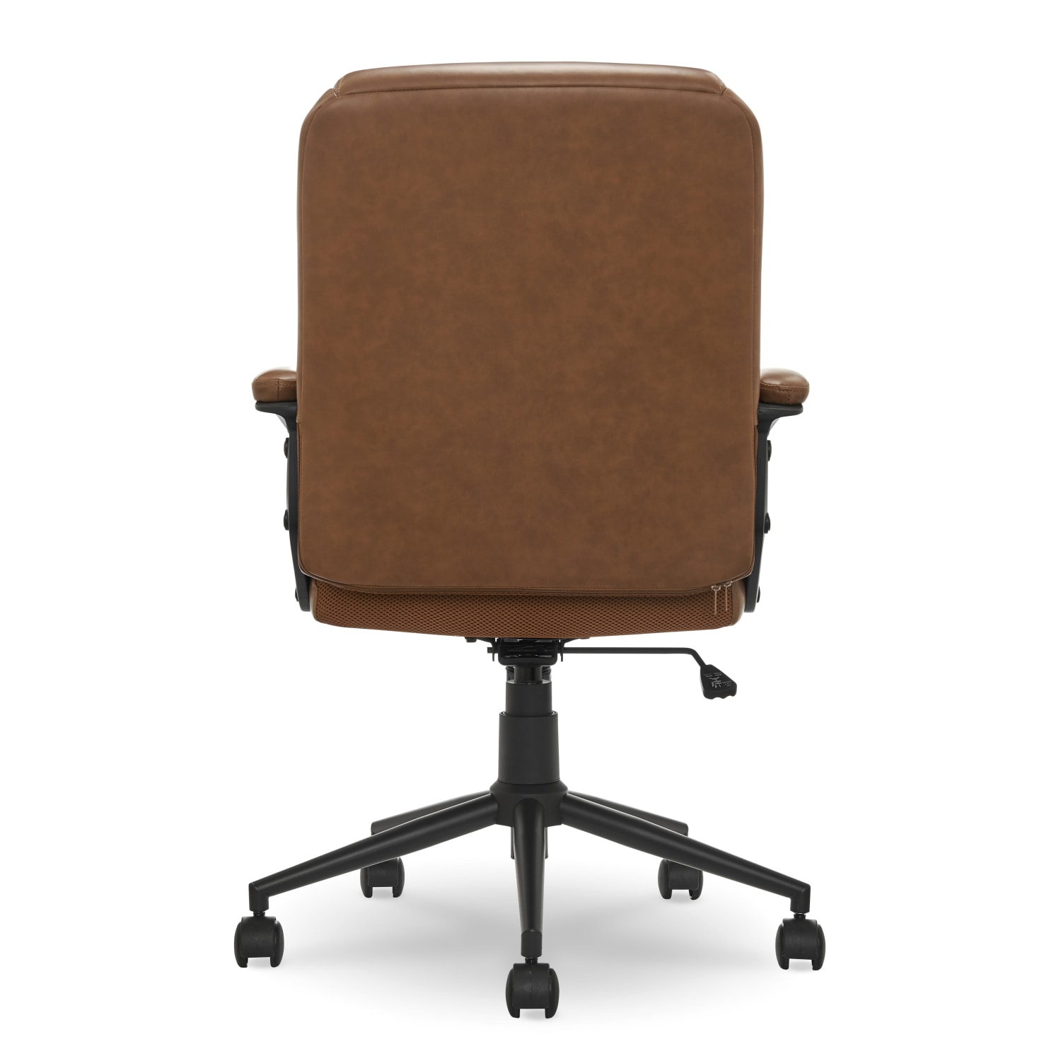 Click365 Transform 10 Ergonomic Bonded Leather MidBack Manager Office Chair Cognac PopularChairscom Click365 Transform 10 Ergonomic Bonded Leather Mid Back Manager Office Chair Cognac PopularChairscom