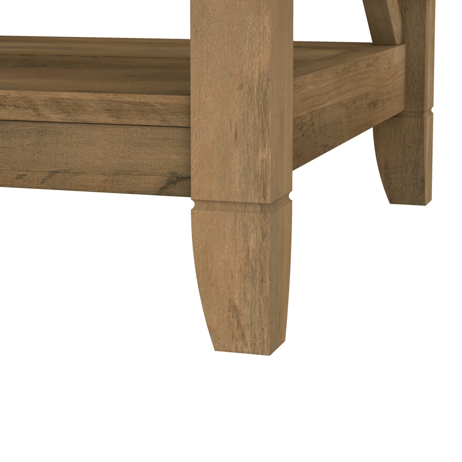 Bush Business Furniture Key West 66inH 5-Shelf Bookcase, Reclaimed Pine, Standard Delivery - Image 5