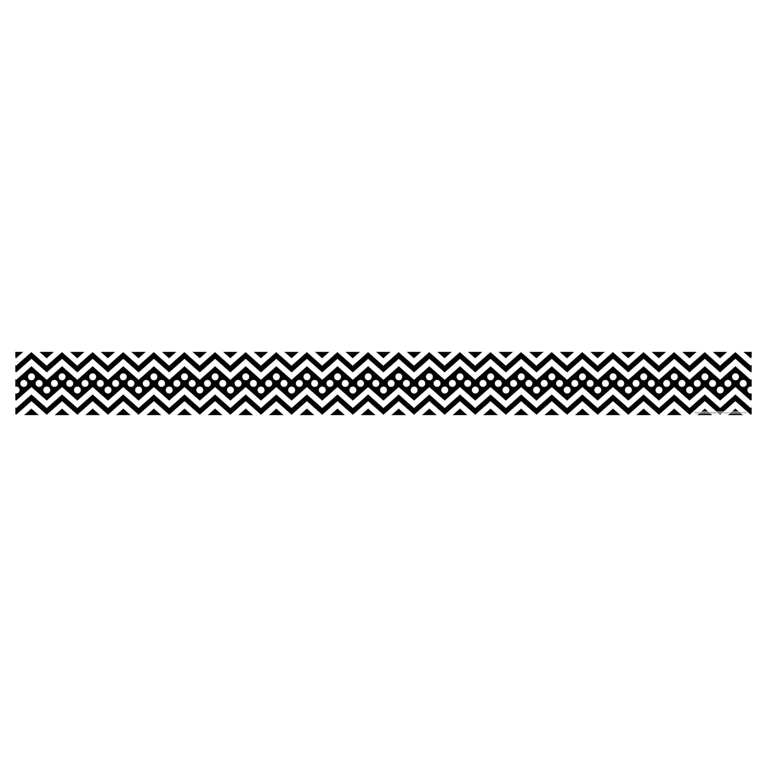 Barker Creek Double-Sided Border Strips, 3in x 35in, Chevron Black, Set Of 24 - Image 4