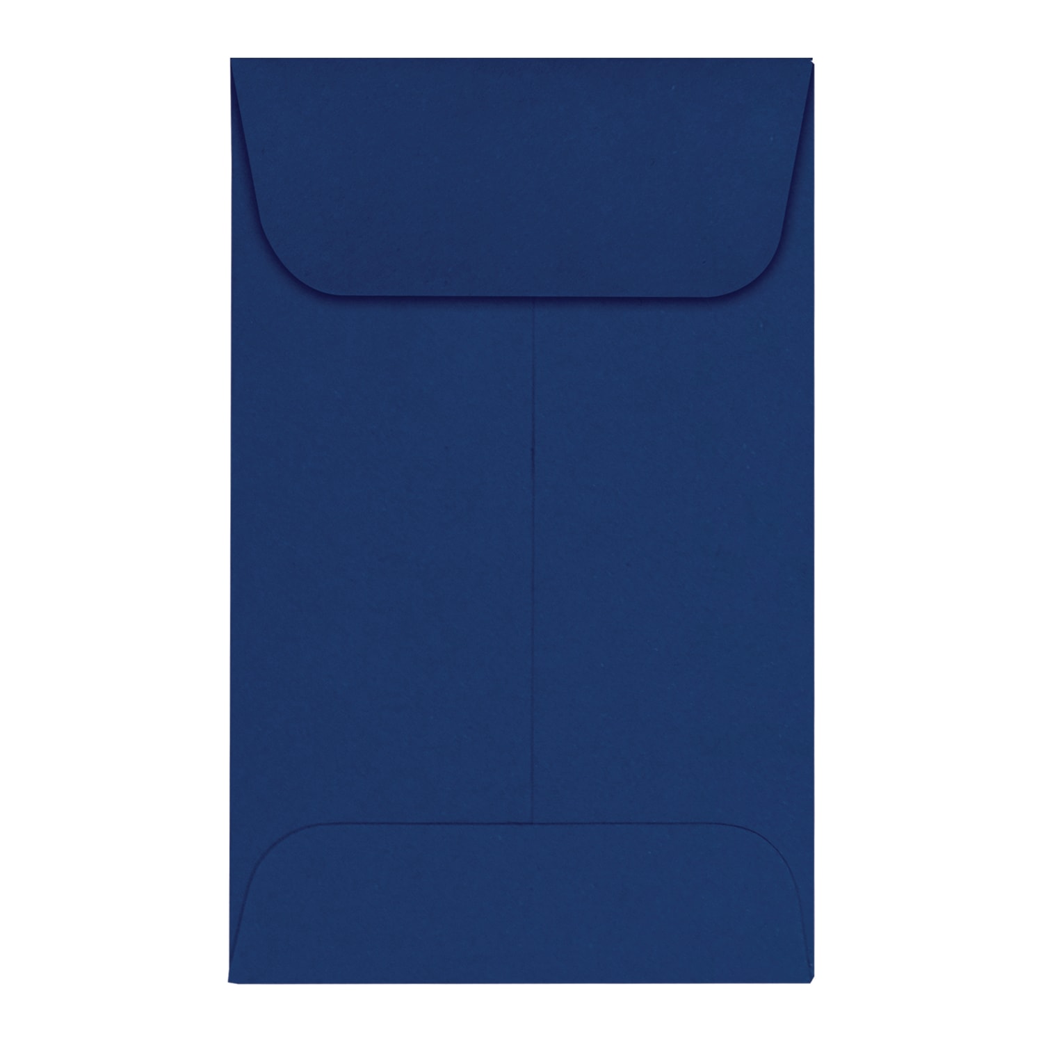 LUX Coin Envelopes, #1, Gummed Seal, Navy, Pack Of 500