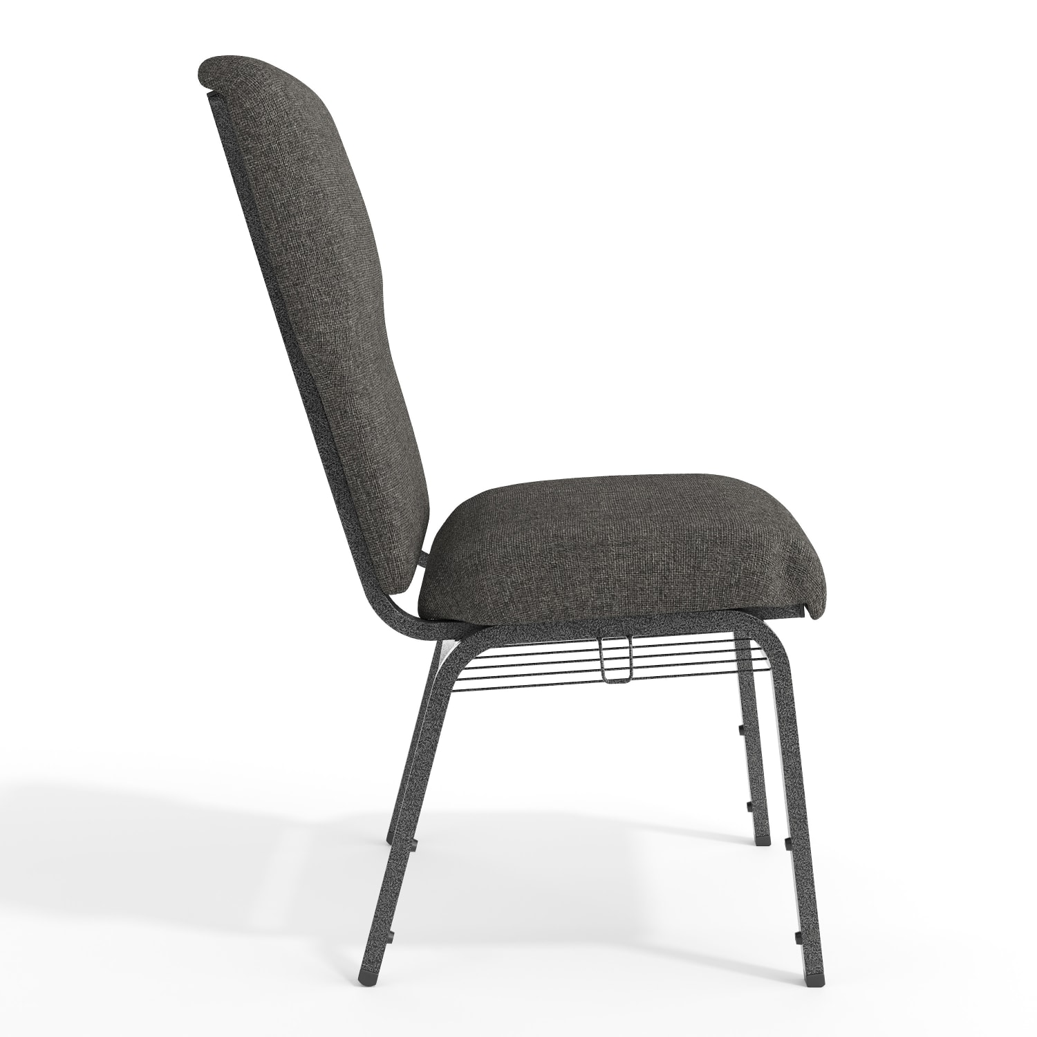 Flash Furniture Advantage Discount Church Chair, Charcoal Gray/Silver Vein - Image 10