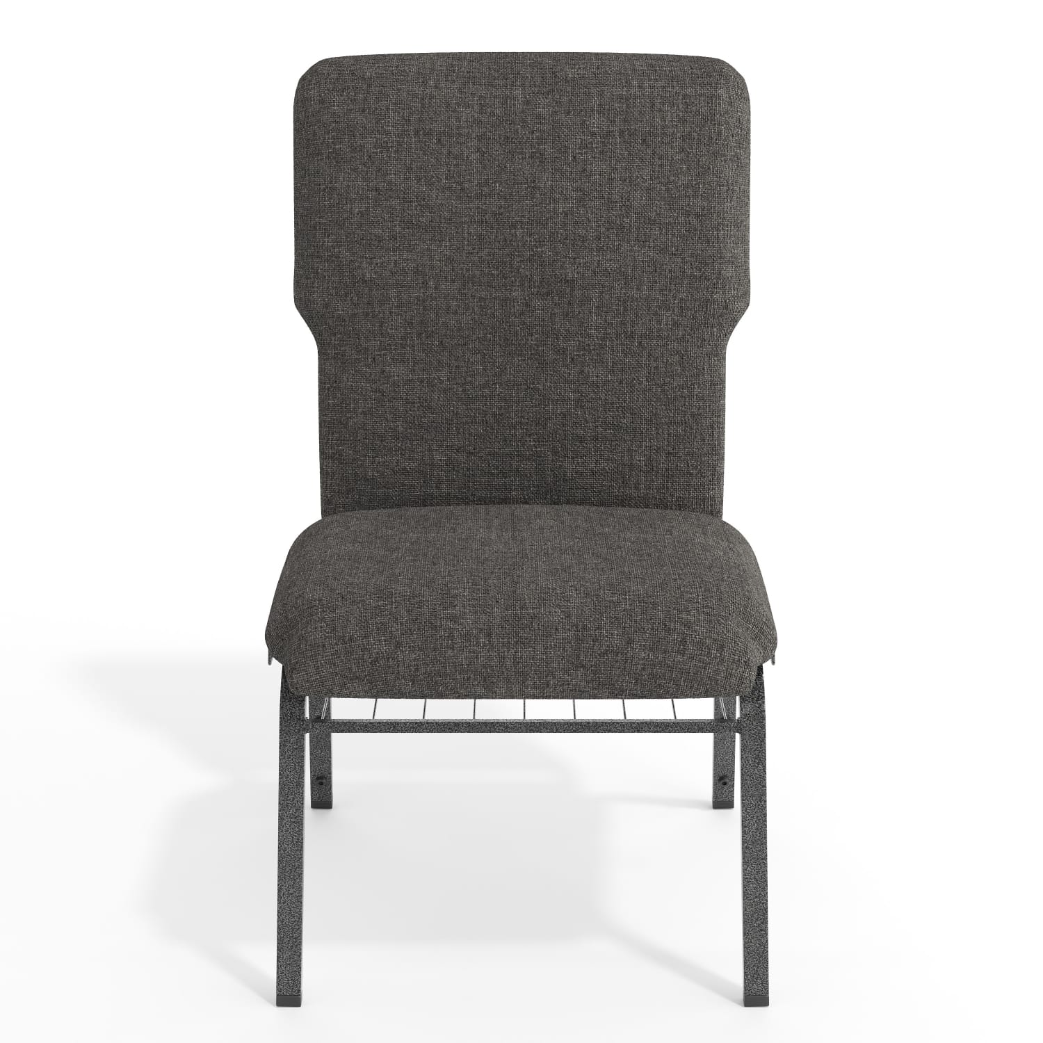 Flash Furniture Advantage Discount Church Chair, Charcoal Gray/Silver Vein - Image 11