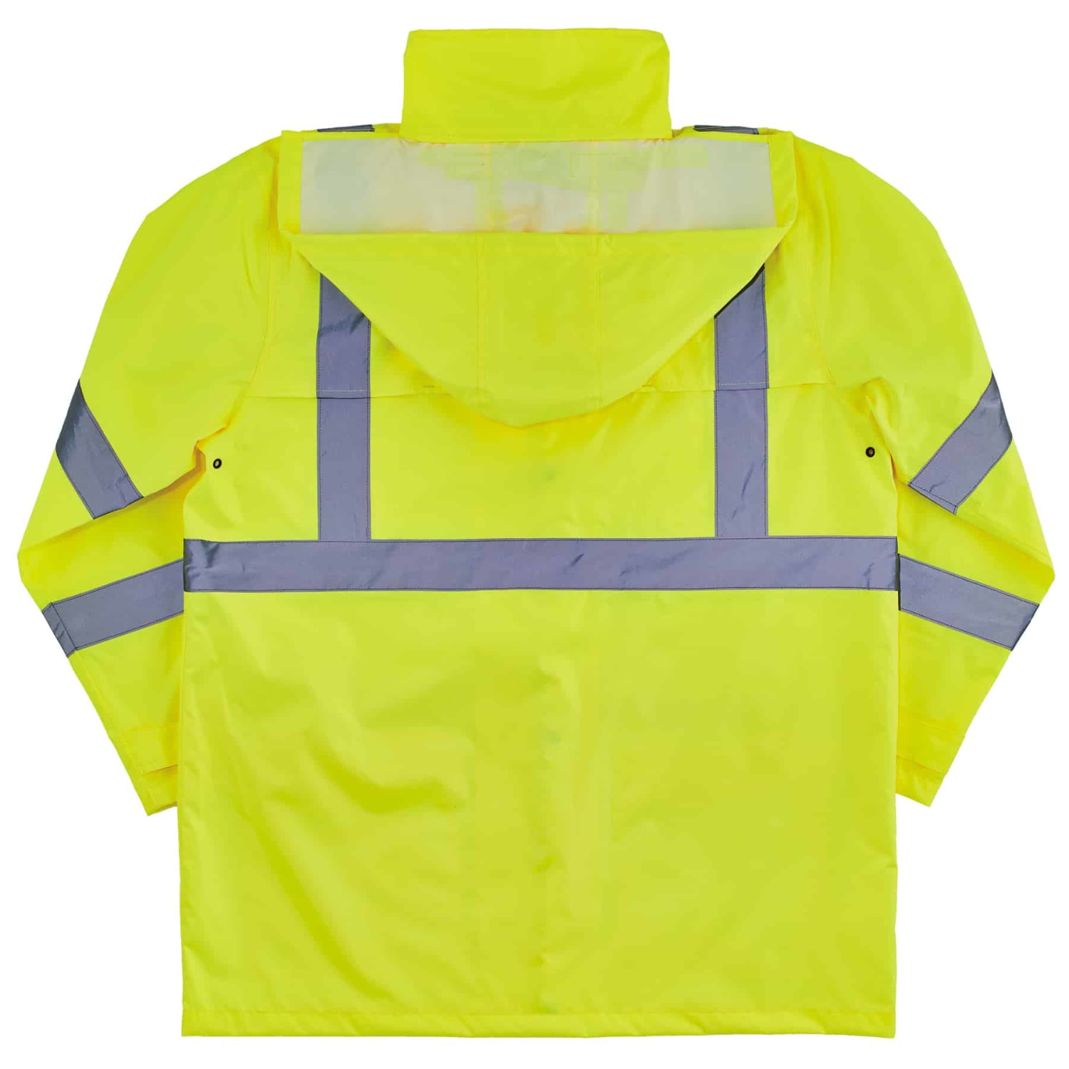 Ergodyne GloWear 8366 Lightweight Type R Class 3 High-Visibility Rain Jacket, Small, Lime - Image 3