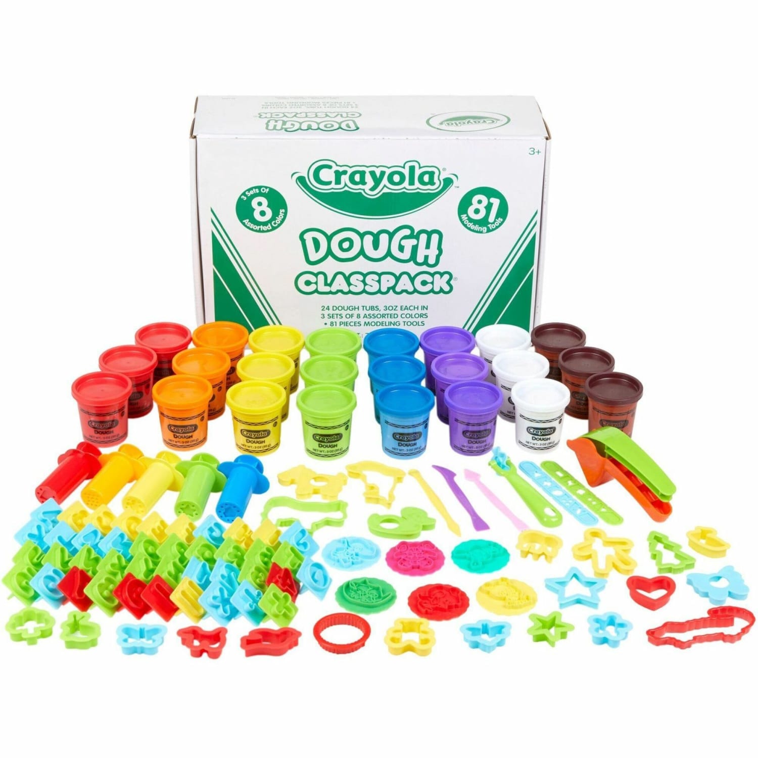 Crayola Dough And Modeling Tools Classpack, Assorted Colors - Image 5