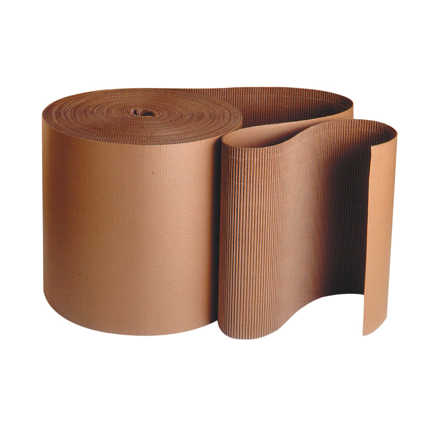 Partners Brand Singleface Corrugated Roll, 1/4in, 6in x 250ft
