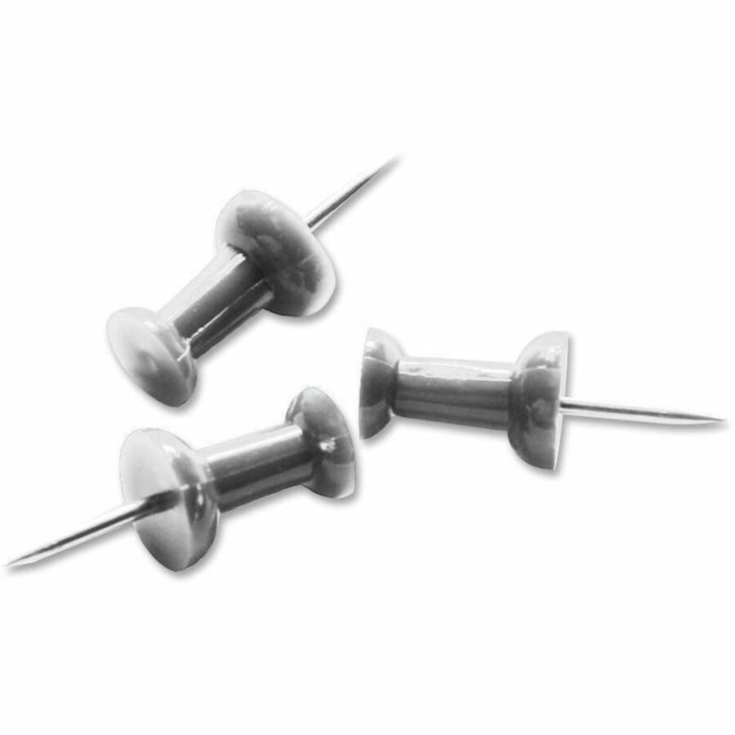 Sparco Pushpins, 3/8in, Silver, Box Of 100 - Image 3