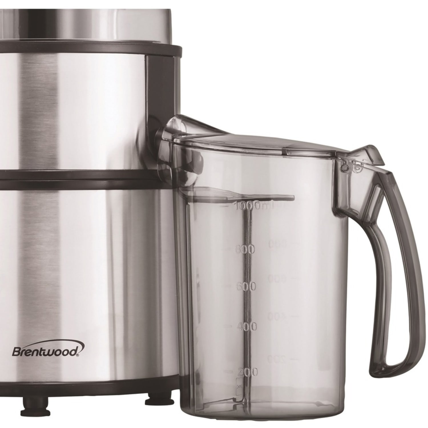 Brentwood JC-500 Power Juice Extractor - 700 Watts - 800 W Motor - Stainless Steel, Silver, Black - Image 5