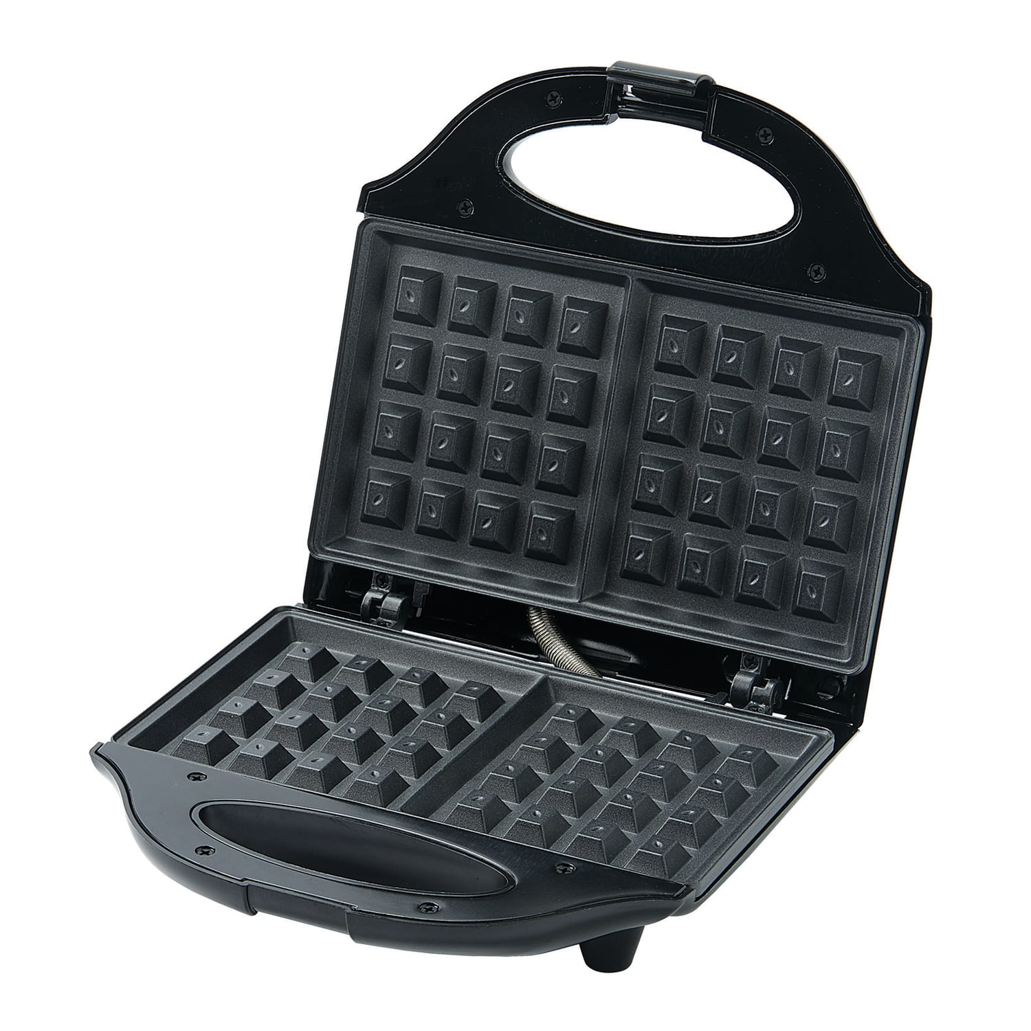 Betty Crocker Waffle Maker, 4inH x 9inW x 9inD, Black - Image 3