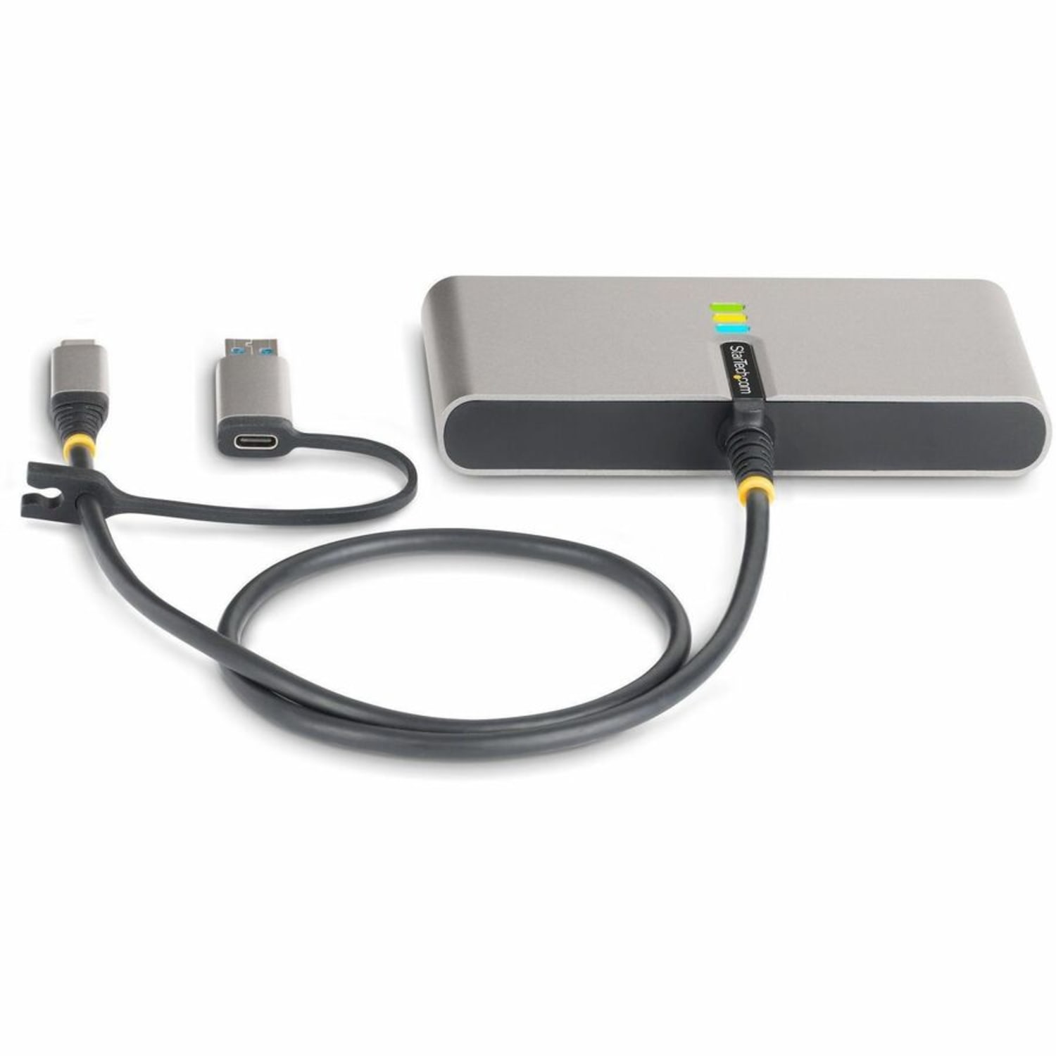 StarTech.com 2-Port USB-C Hub with Gb Ethernet and RS232 FTDI Serial, Attached USB-C to USB-A Dongle, 100W PD Pas - 5G2A1SGBBUSBCHUB - Image 5