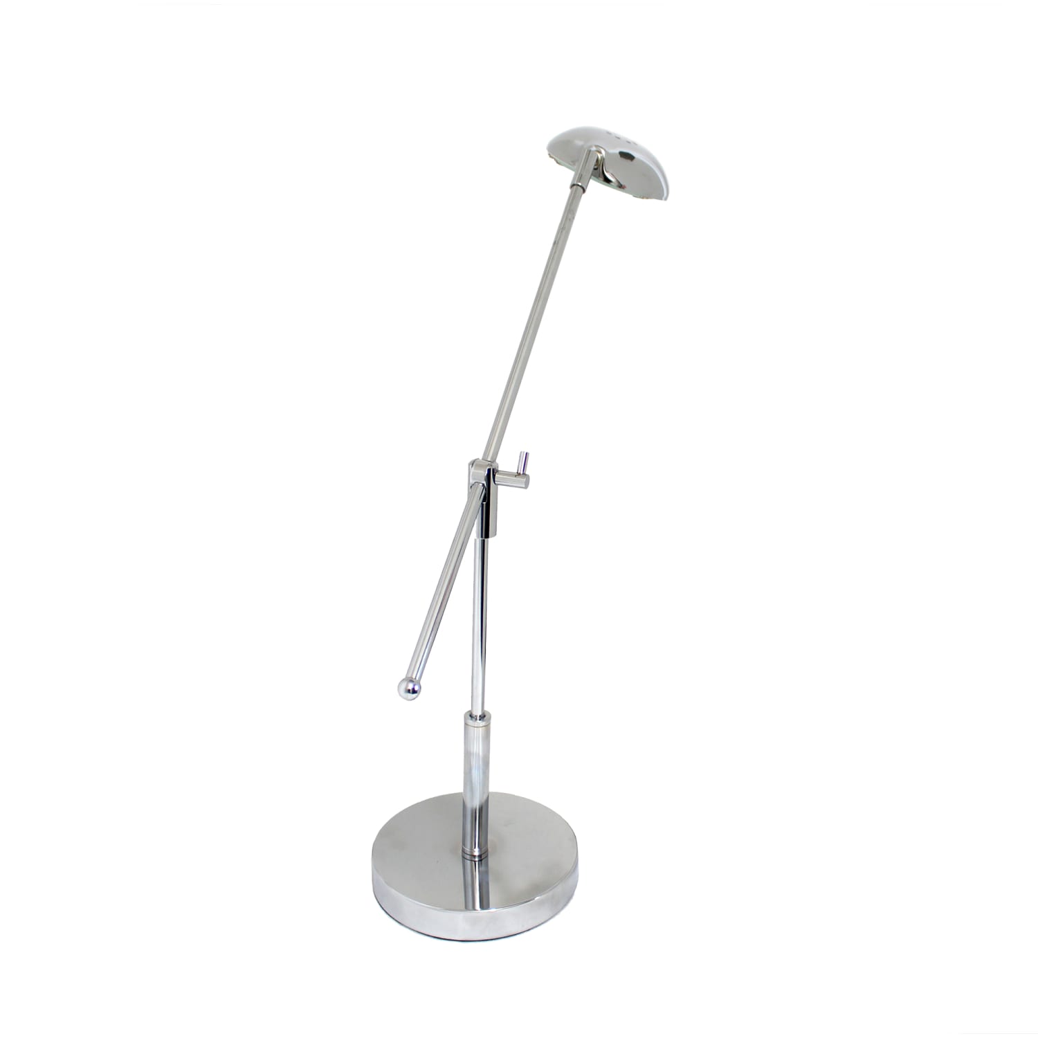 Simple Designs 3W Balance Arm LED Desk Lamp with Swivel Head, 21inH, Chrome - Image 3
