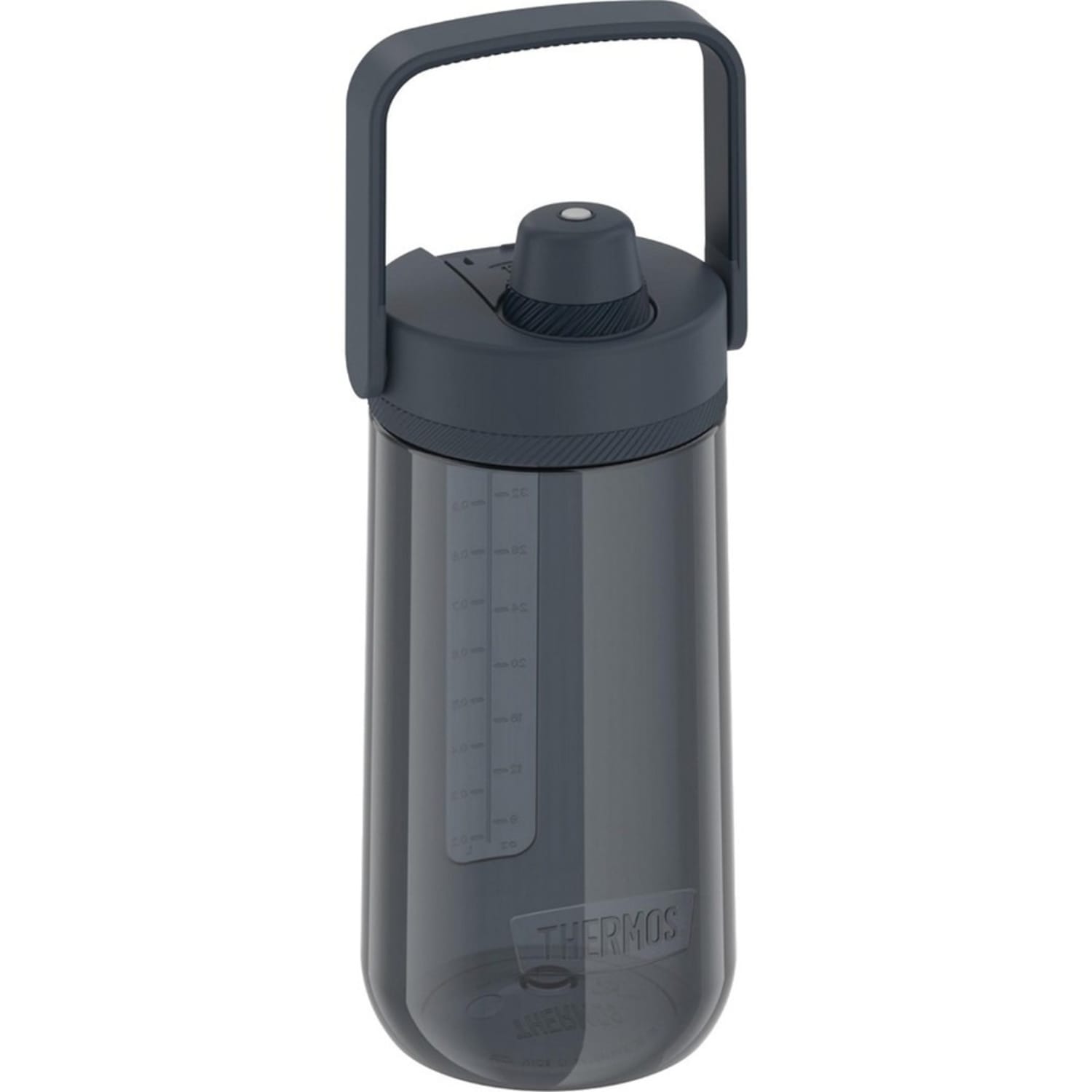 Thermos 40-Ounce Guardian Hard Plastic Hydration Bottle with Spout (Slate Blue) - 1.25 quart - Slate Blue, Blue - Plastic, Tritan - Image 3