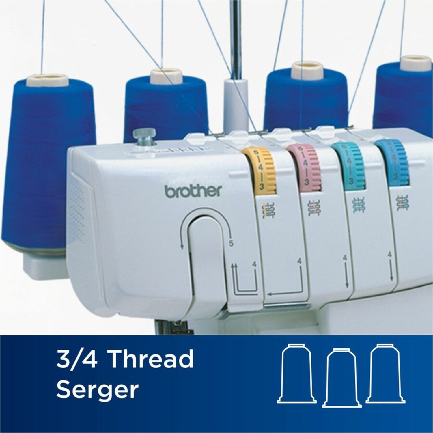 Brother 3/4 Thread Serger with Differential Feed - 1300 Stitches per Minute - Image 6