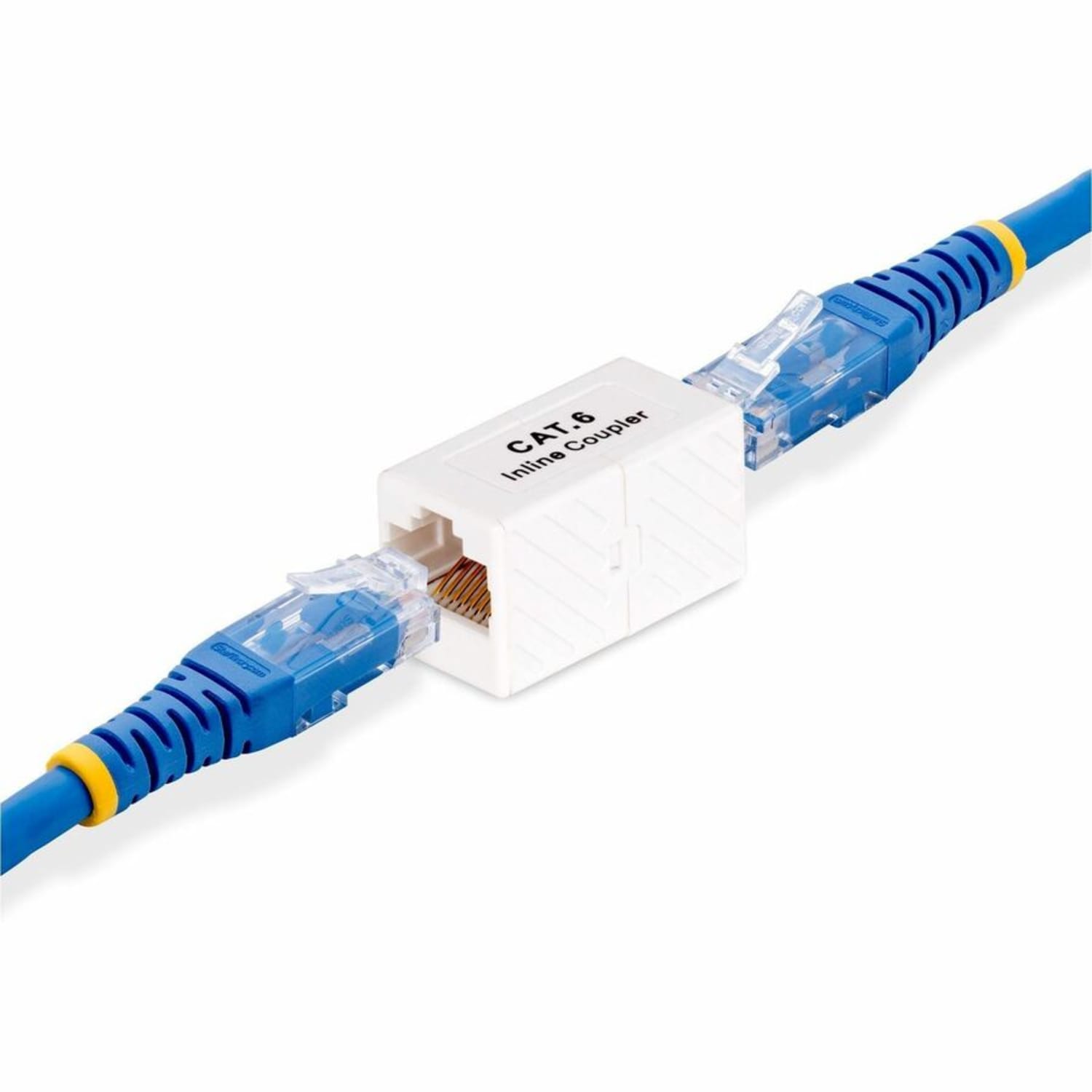 StarTech.com RJ45 Coupler, Inline Cat6 Coupler, Female to Female (F/F) T568 Connector, Unshielded Ethernet Cable Extension - Image 5