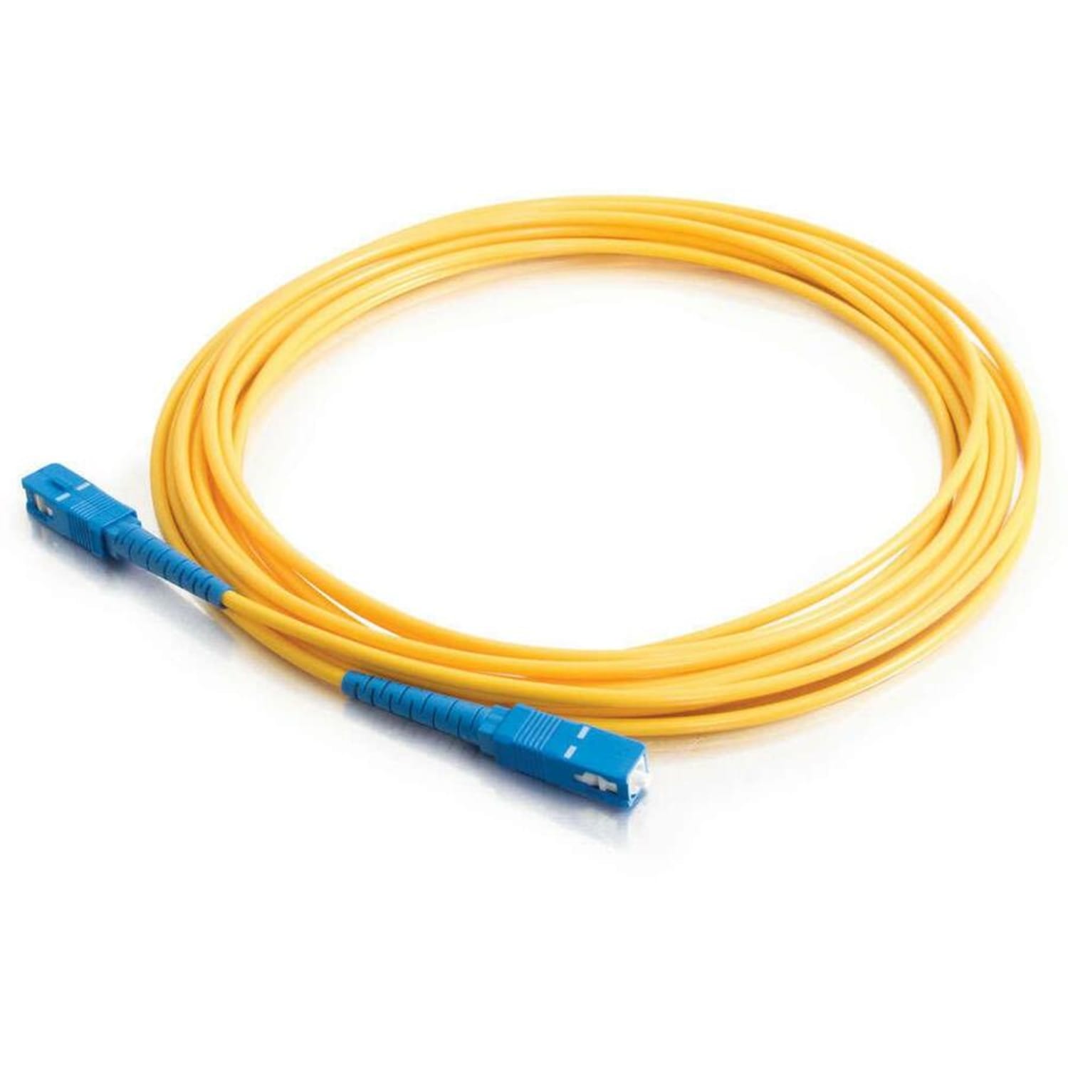 C2G 7m SC-SC 9/125 Simplex Single Mode OS2 Fiber Cable - Yellow - 23ft - Patch cable - SC single-mode (M) to SC single-mode (M) - 7 m - fiber optic - simplex - 9 / 125 micron - OS2 - yellow - Image 5