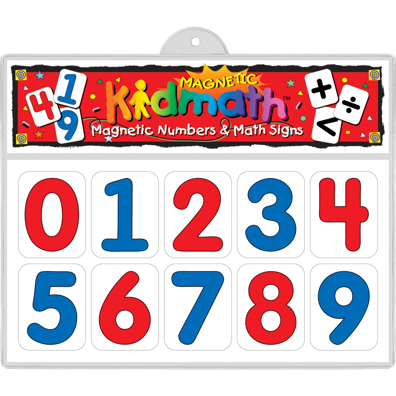Barker Creek Magnets, Learning Magnets, Numbers And Math Signs, Red/Blue, Grades Pre-K-6, Pack Of 30 - Image 5