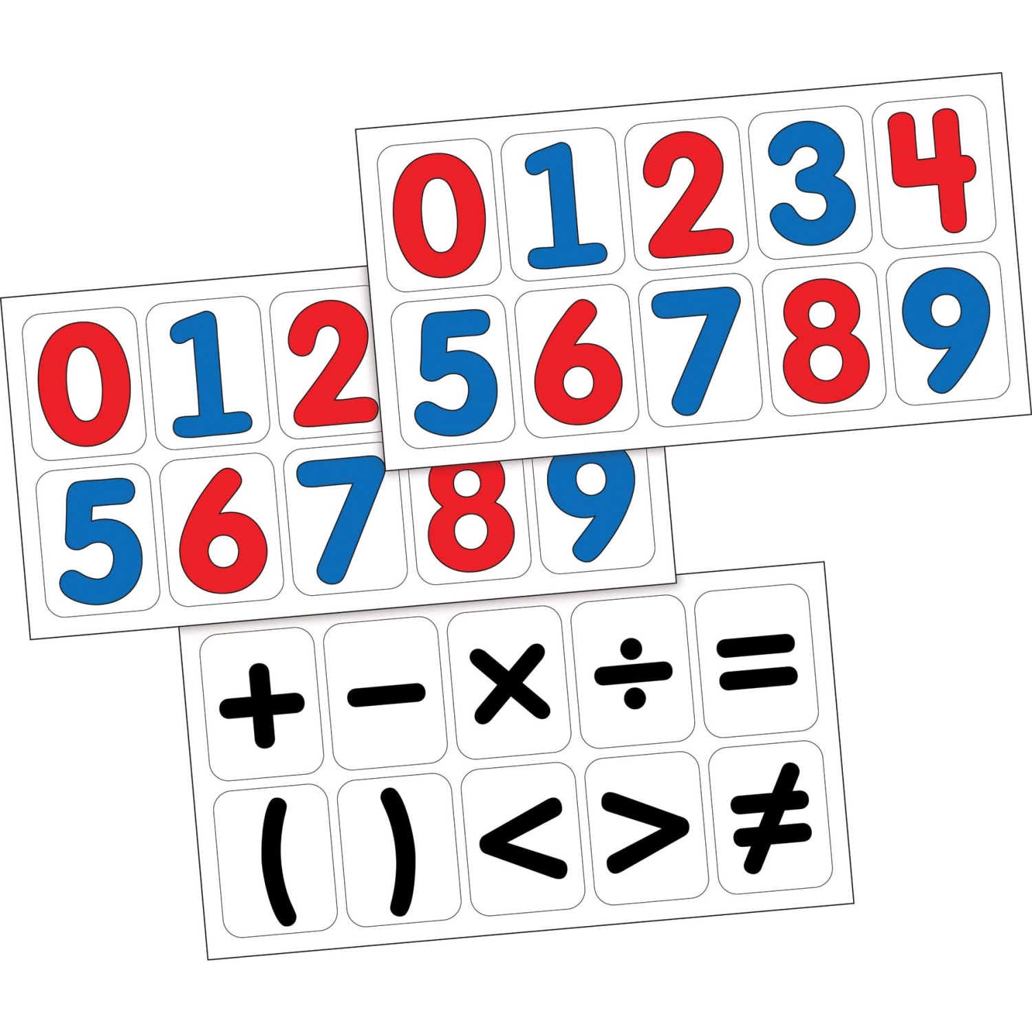 Barker Creek Magnets, Learning Magnets, Numbers And Math Signs, Red/Blue, Grades Pre-K-6, Pack Of 30 - Image 6