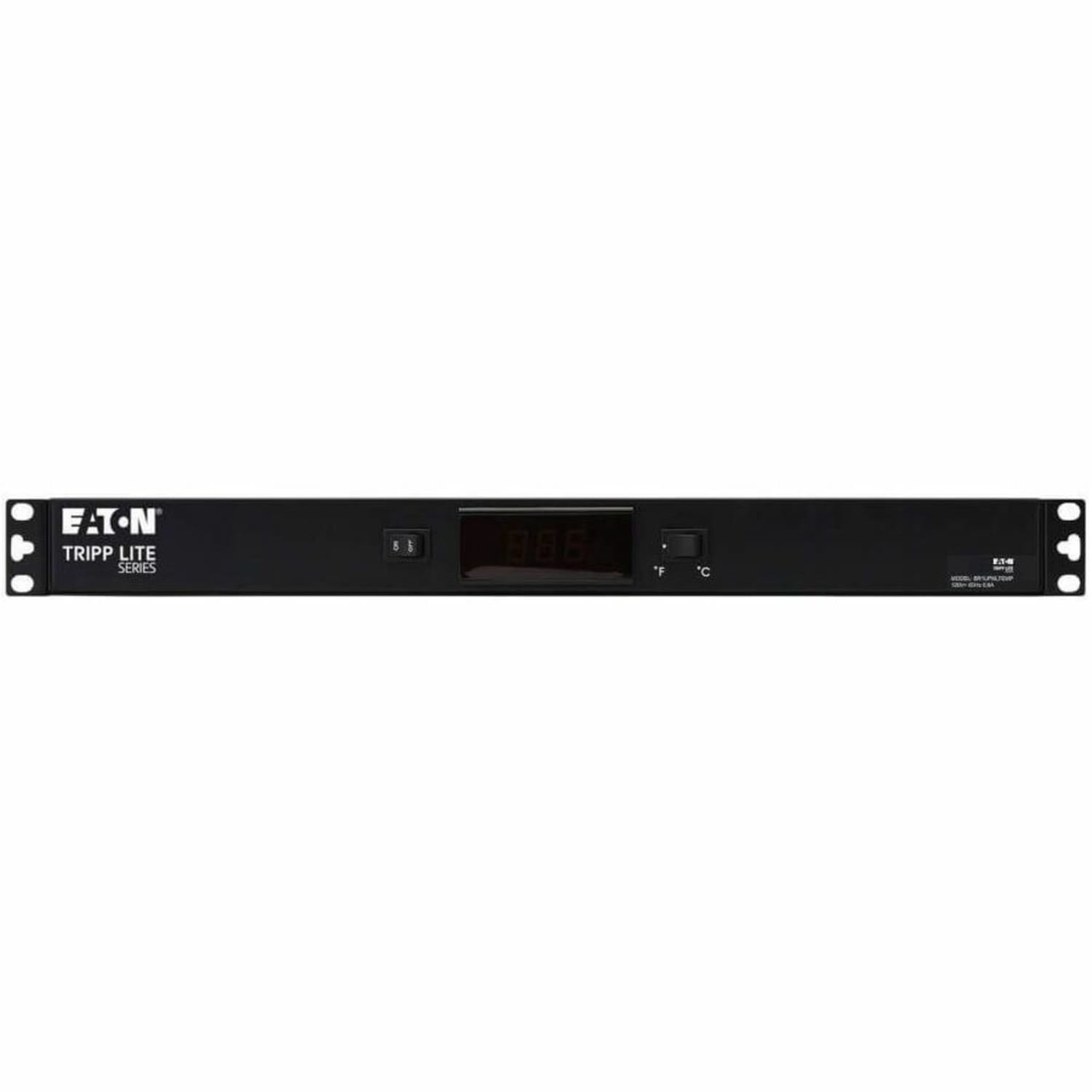 Eaton Tripp Lite Series 1U Digital Temperature Sensor, Blanking Panel, LCD - Rack blanking panel - with temperature sensor - AC 120 V - black - 1U - 19in - Image 4