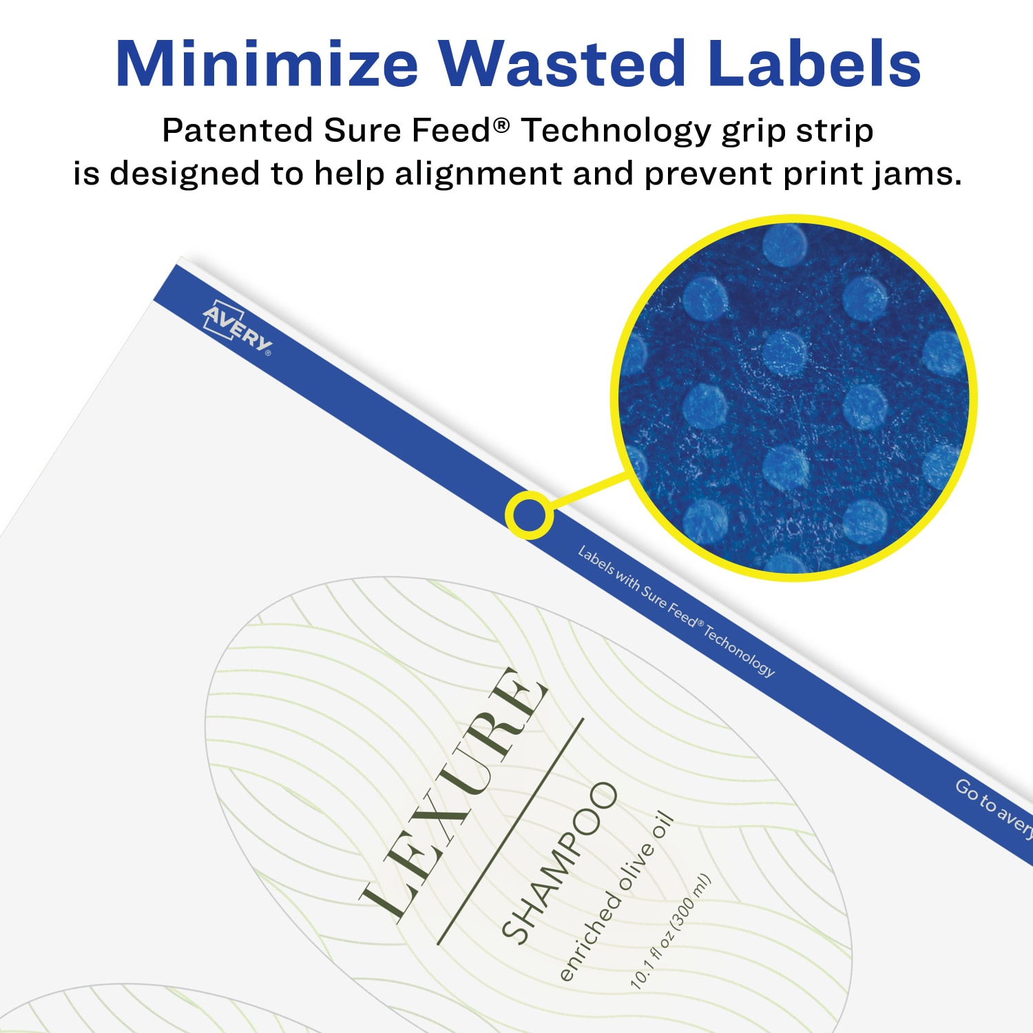Avery Removable Labels With Sure Feed, 94057-RMP15, Oval, 4in x 6in, White, Pack Of 30 Labels - Image 5