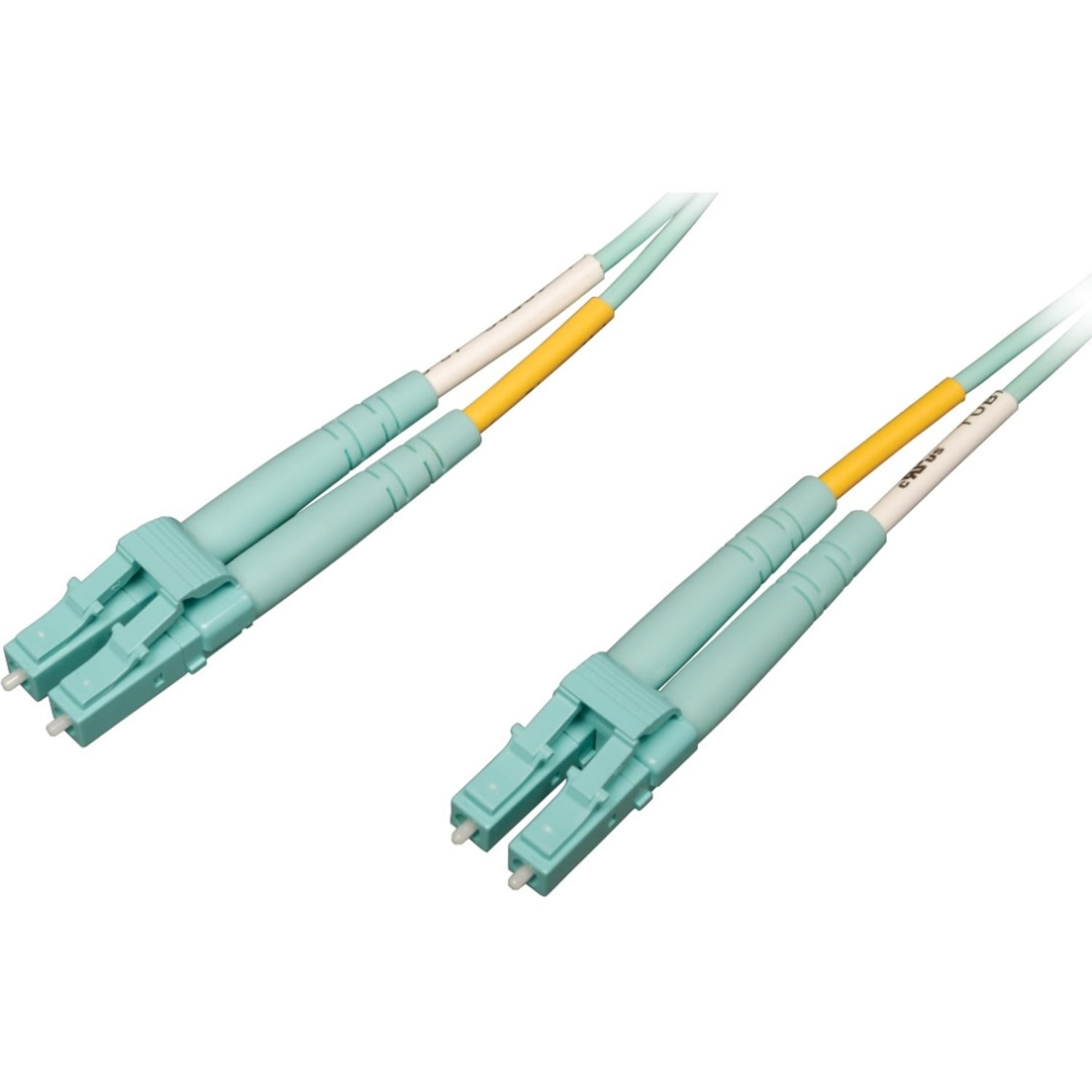 Tripp Lite 10Gb/100Gb Duplex Multimode LC/LC OM4 Aqua Fiber Patch Cable 15M, N82015MOM4 - Image 3