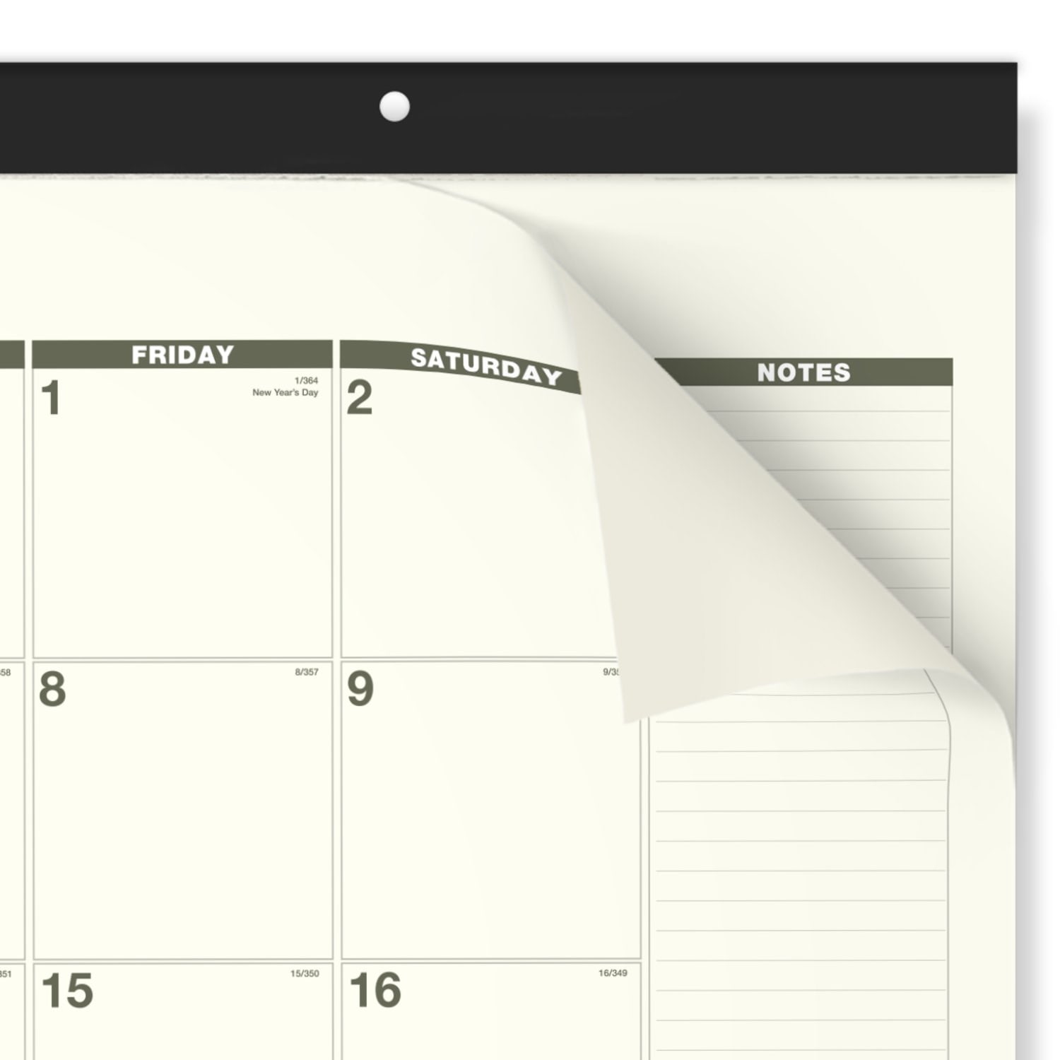 AT-A-GLANCE 2027 Recycled Monthly Desk Pad Calendar, Standard, 21 3/4in x 17in - Image 6