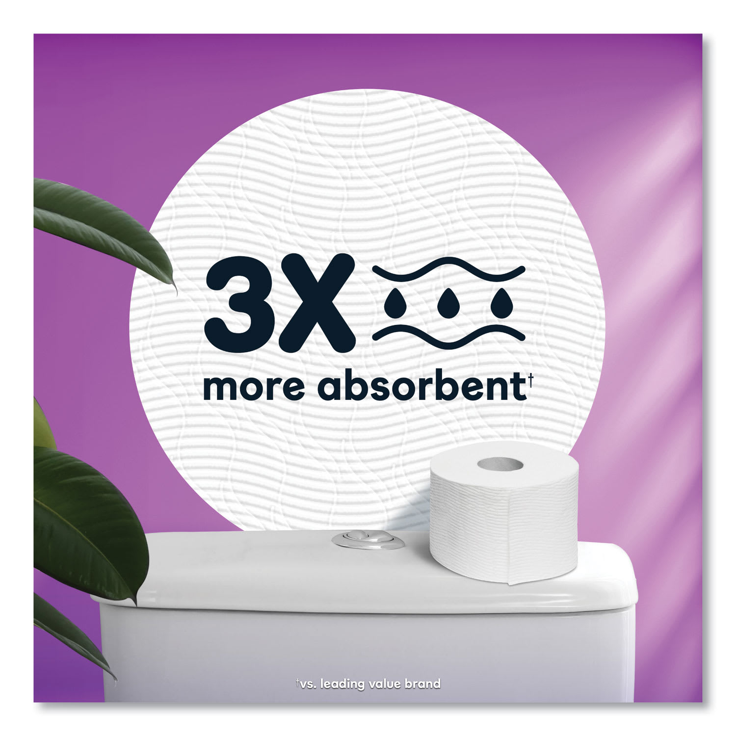 Cottonelle Ultra ComfortCare Toilet Paper, Soft Tissue, Mega Rolls, Septic Safe, 2-Ply, White, 284/Roll, 12 Rolls/Pack, 48 Rolls/Carton - Image 6