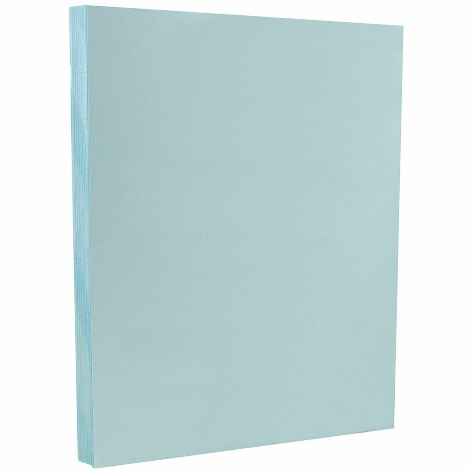 JAM Paper Vellum Bristol Card Stock, Pool Blue, Letter (8.5in x 11in), 67 Lb, Pack Of 100