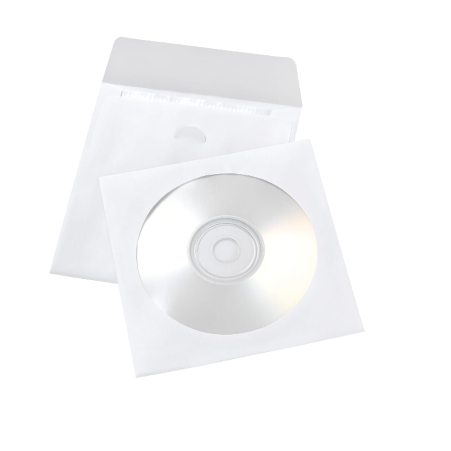 Office Depot Brand CD/DVD Window Envelopes, 5in x 5in, White, Pack Of 50 - Image 5