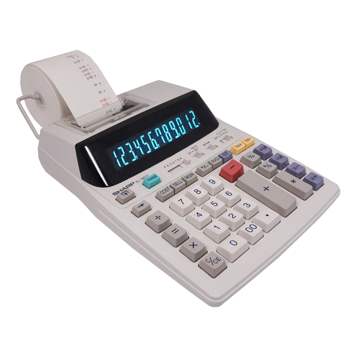 Sharp EL-1801V 12-Digit Printing Calculator - Image 4
